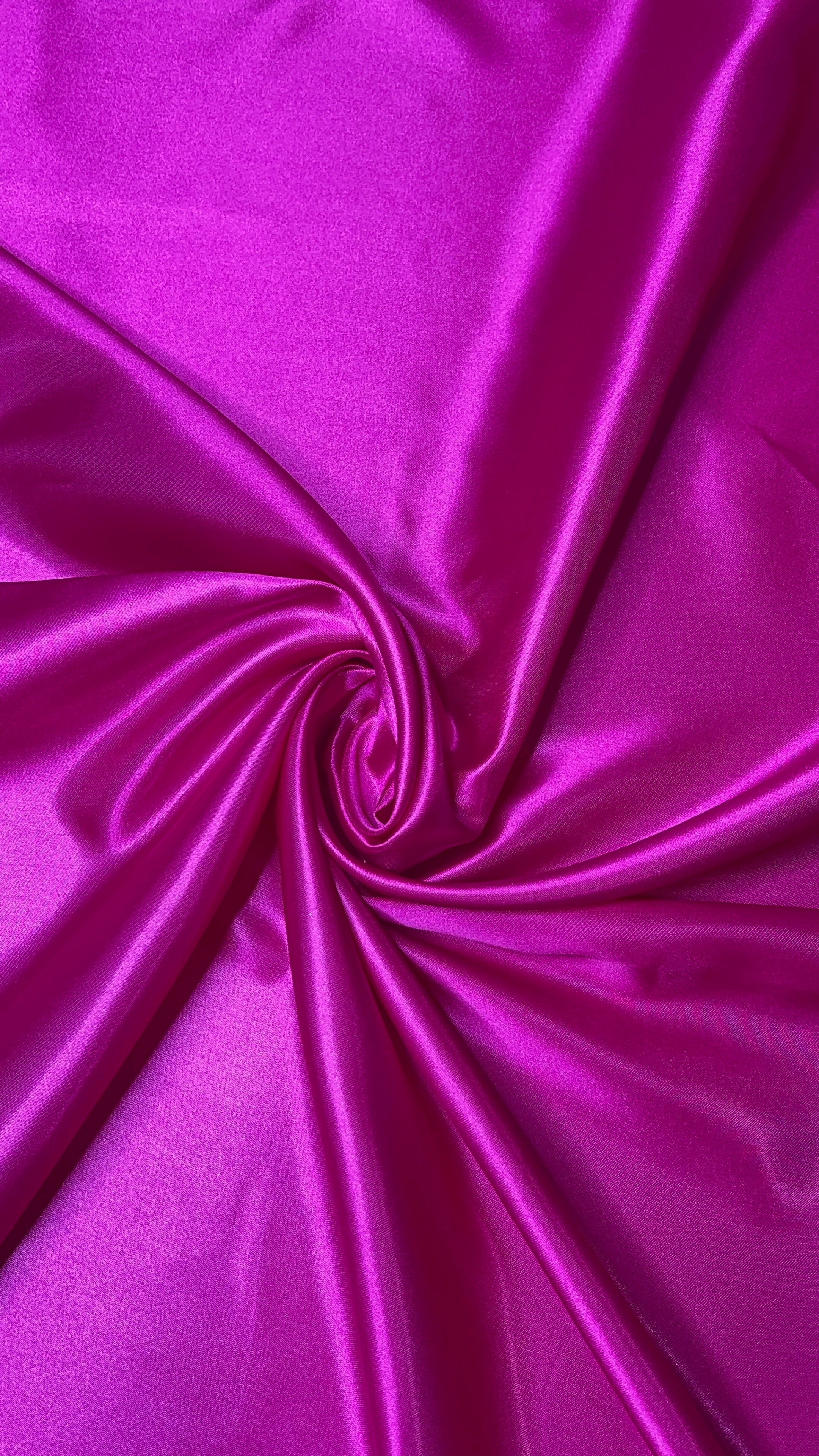 fuchsia satin, hot pink satin, pink satin, burgundy satin, kikitextiles,online satin store, luxury fabric online, fuchsia fabric online, fuchsia color for bridal dress
