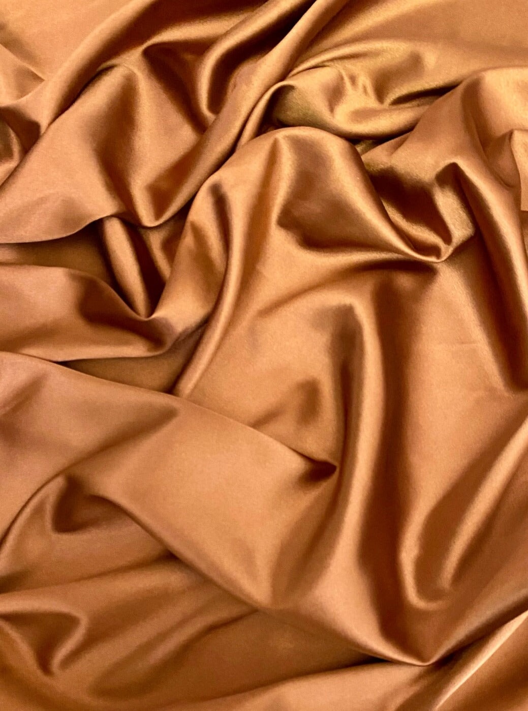 rust stretch silk, stretch silk charmeuse. bridal silk, burnt orange stretch silk. burnt orange bridal silk, bridal satin burnt orange