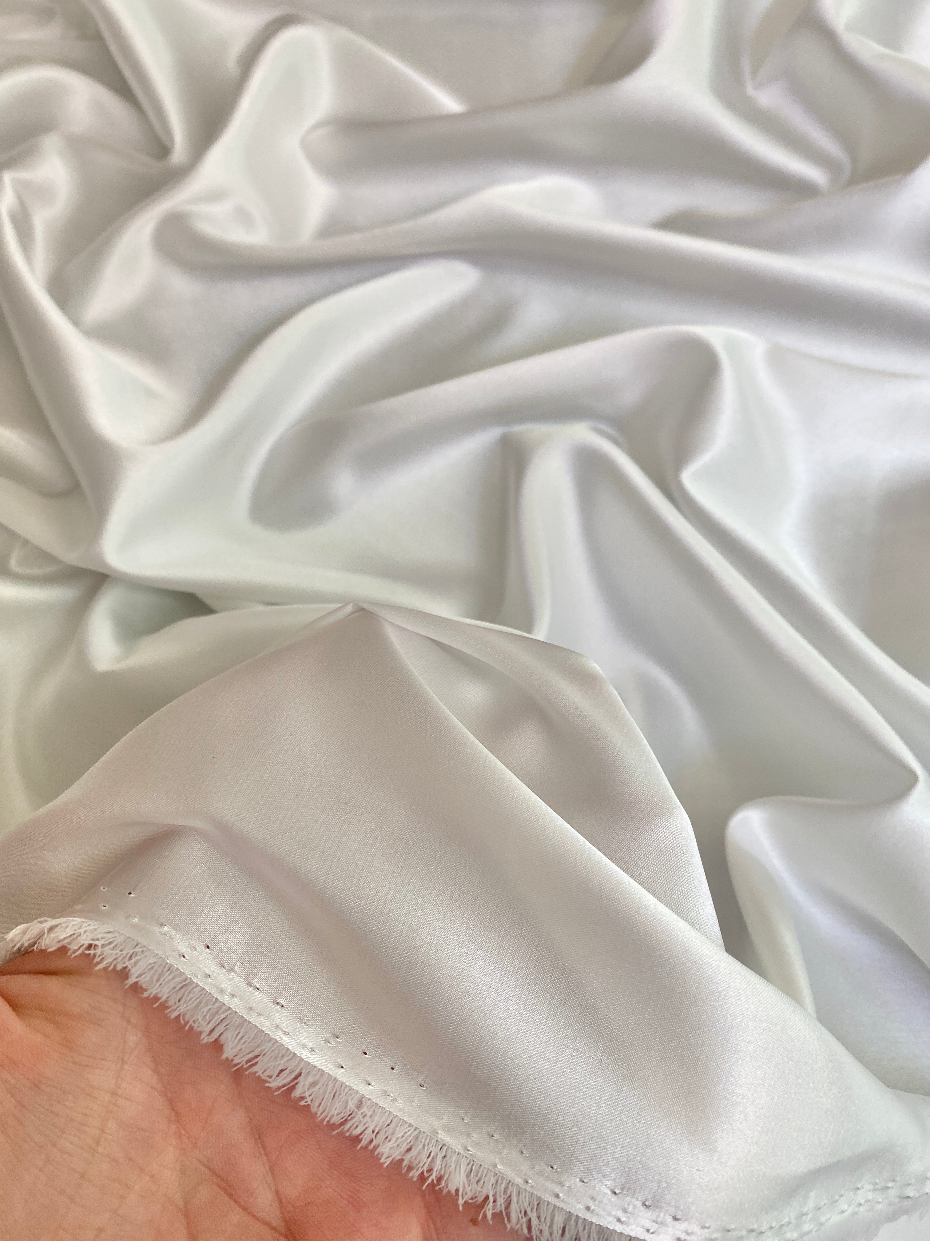 off white stretch silk fabric, off white stretch bridal silk, off white bridal stretch satin, off white silk for dress, off white silk for bridesmaid, bridal silk, white stretch silk for wedding dress, satin for wedding dress