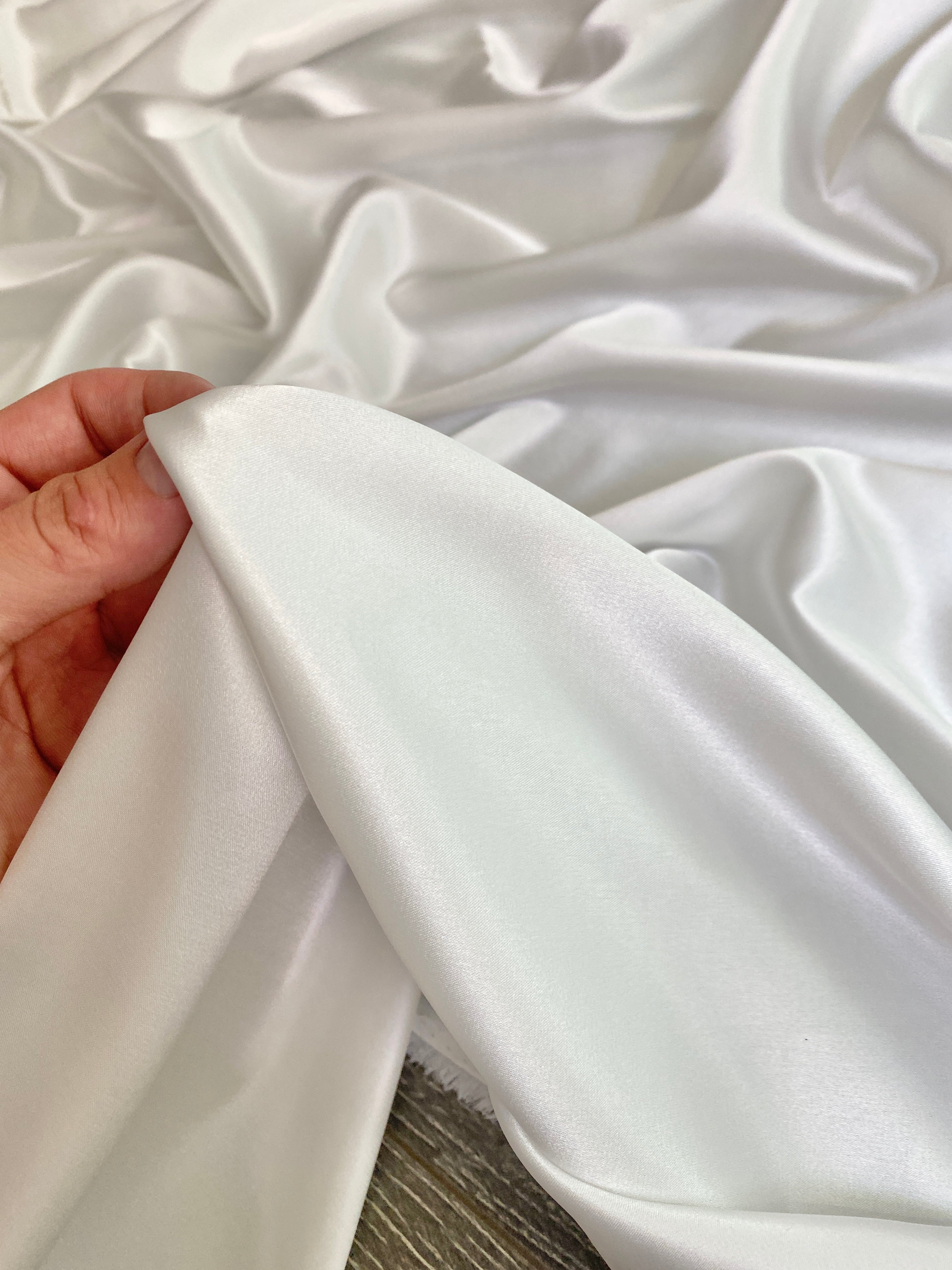 off white stretch silk fabric, off white stretch bridal silk, off white bridal stretch satin, off white silk for dress, off white silk for bridesmaid, bridal silk, white stretch silk for wedding dress, satin for wedding dress