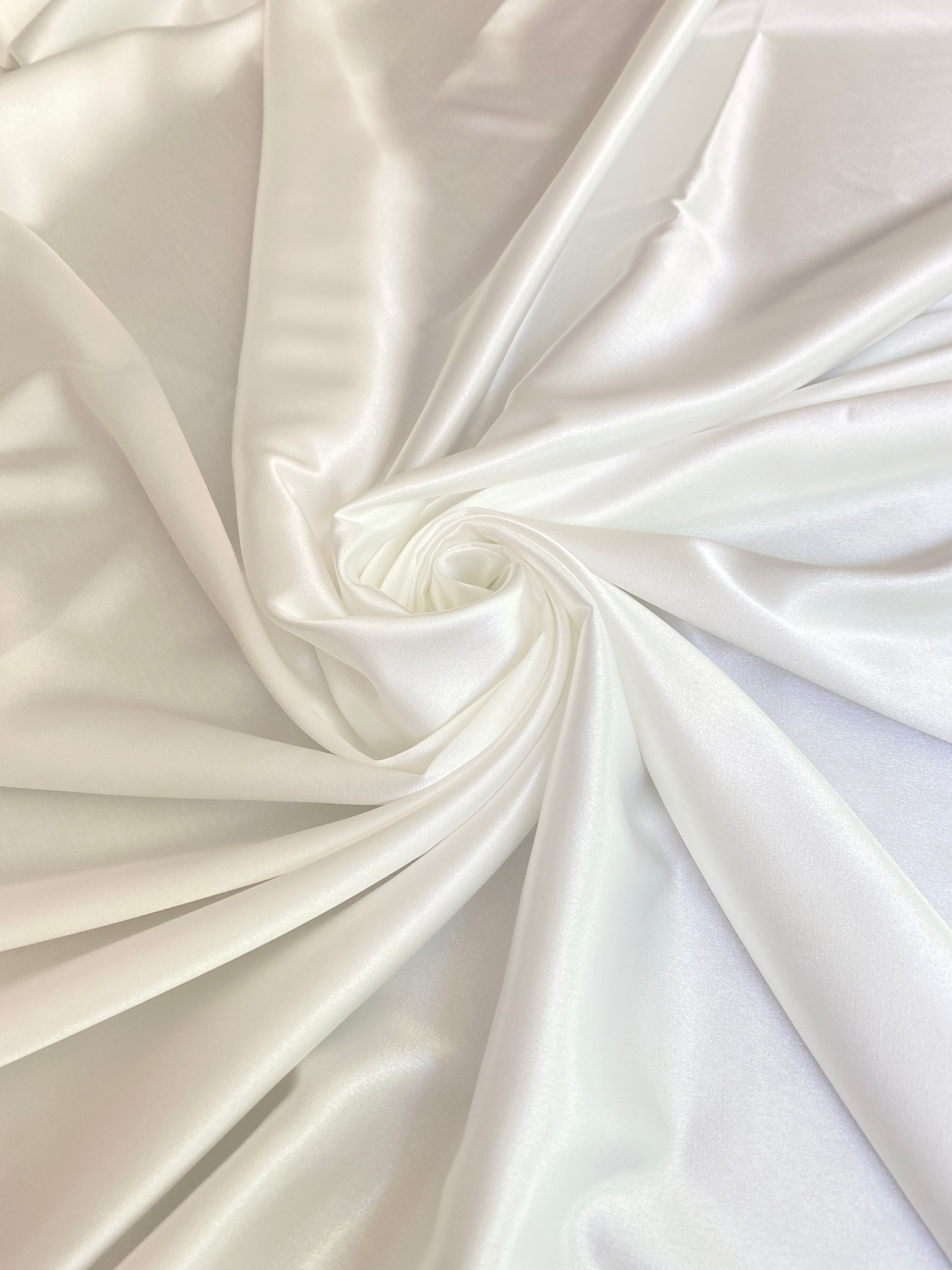 off white stretch silk fabric, off white stretch bridal silk, off white bridal stretch satin, off white silk for dress, off white silk for bridesmaid, bridal silk, white stretch silk for wedding dress, satin for wedding dress