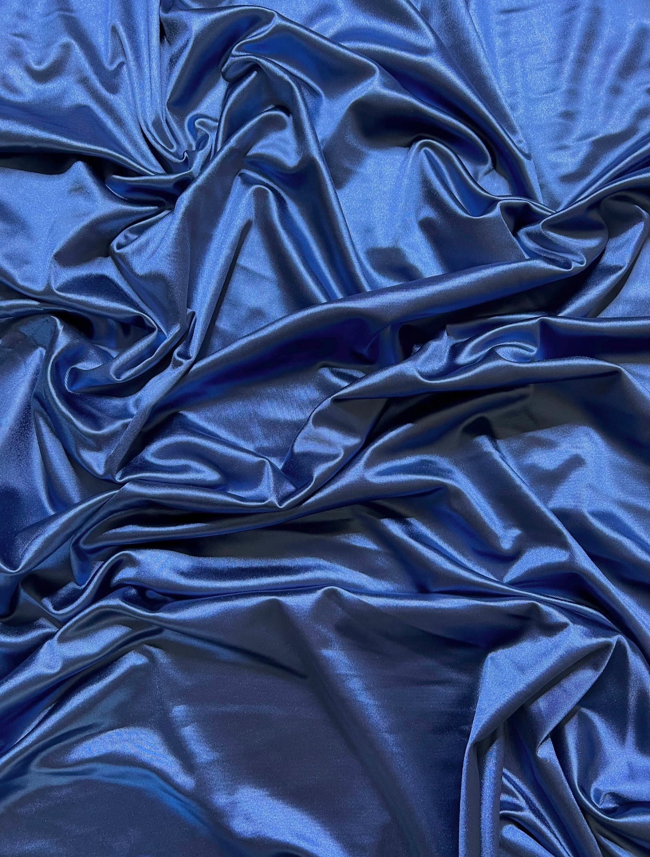 denim nylon spandex, dark blue nylon spandex, blue nylon spandex, shiny nylon spandex, premium nylon spandex, nylon spandex for woman, nylon spandex for bride, nylon spandex on discount, nylon spandex on sale, buy nylon spandex online