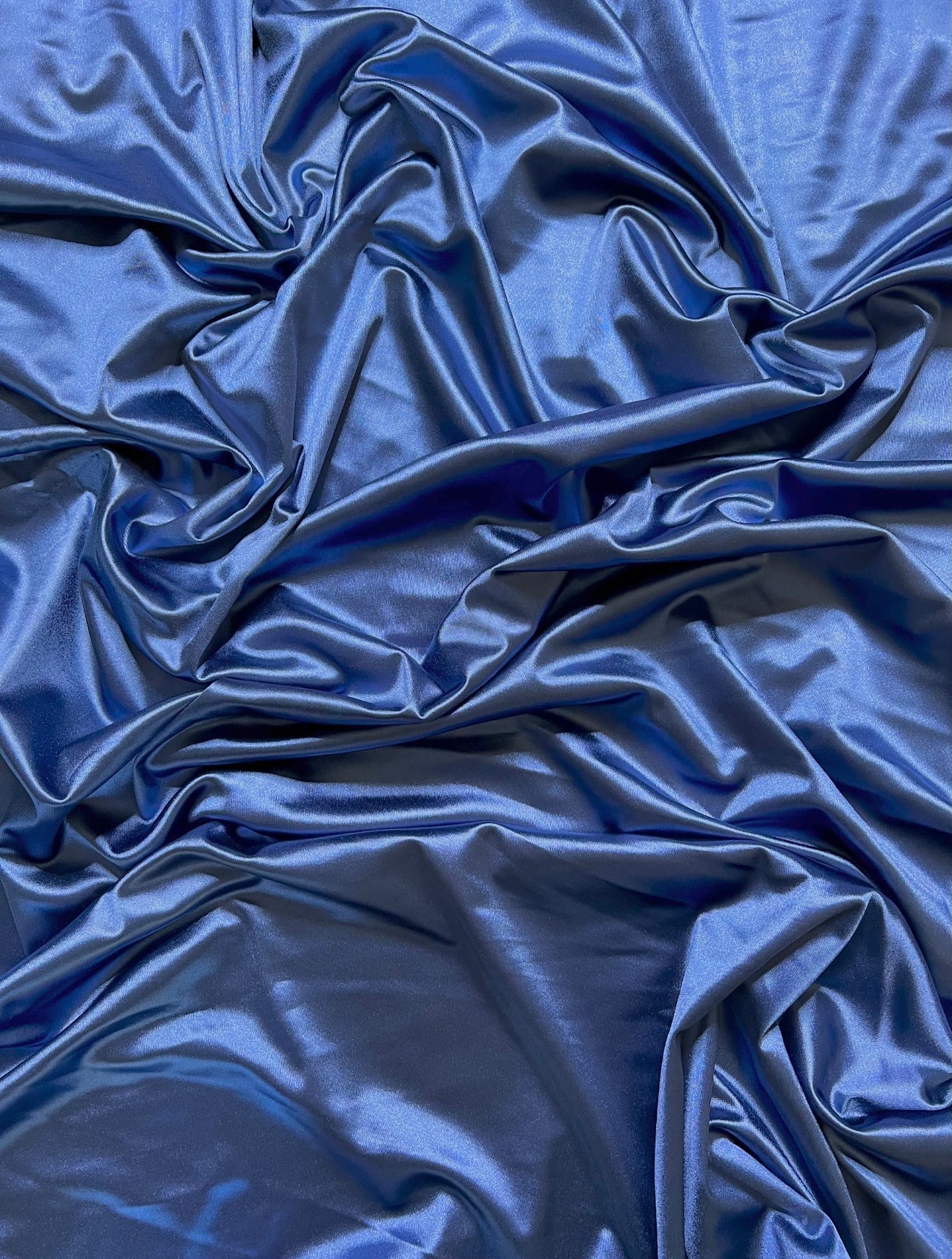 denim nylon spandex, dark blue nylon spandex, blue nylon spandex, shiny nylon spandex, premium nylon spandex, nylon spandex for woman, nylon spandex for bride, nylon spandex on discount, nylon spandex on sale, buy nylon spandex online