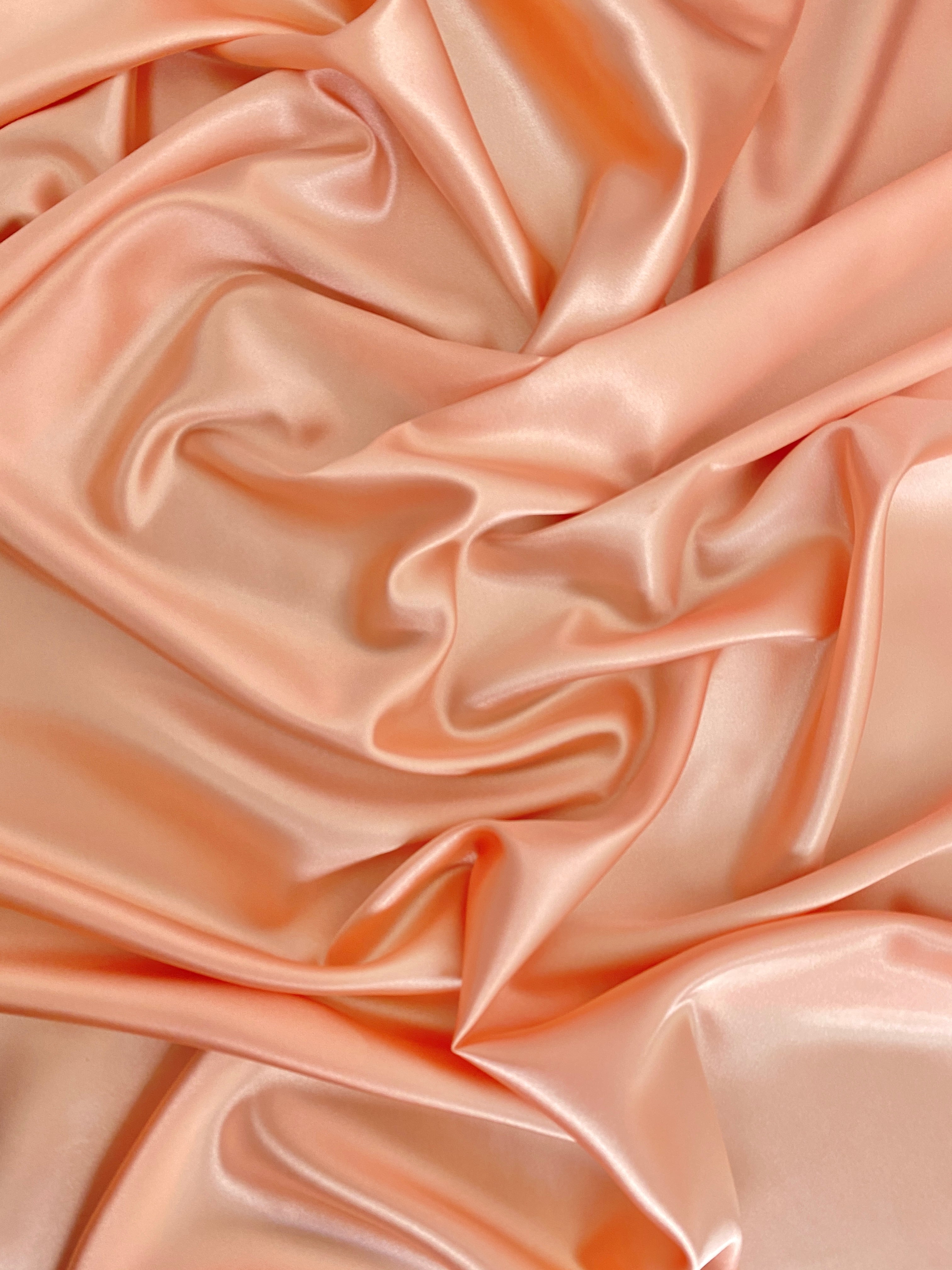 peach Silky Stretch Satin, cream Silky Stretch Satin, light brown Silky Stretch Satin, stretch Satin, Silky Stretch Satin for woman, Silky Stretch Satin for bride, Silky Stretch Satin in low price, premium Silky Stretch Satin