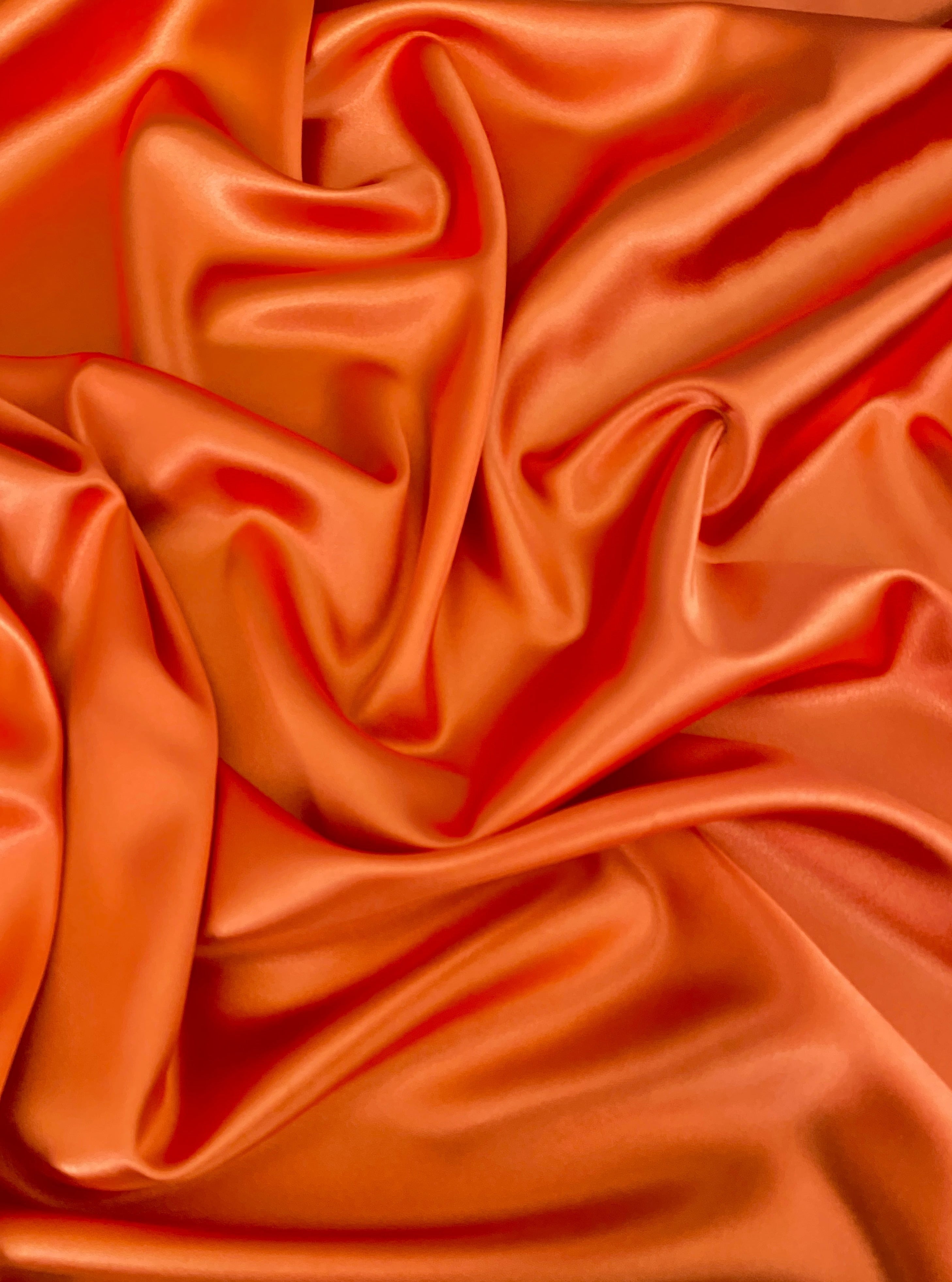 orange stretch silkorange Silky Stretch Satin, dark orange Silky Stretch Satin, light orange Silky Stretch Satin, stretch Satin, Silky Stretch Satin for woman, Silky Stretch Satin for bride, Silky Stretch Satin in low price, premium Silky Stretch Satin