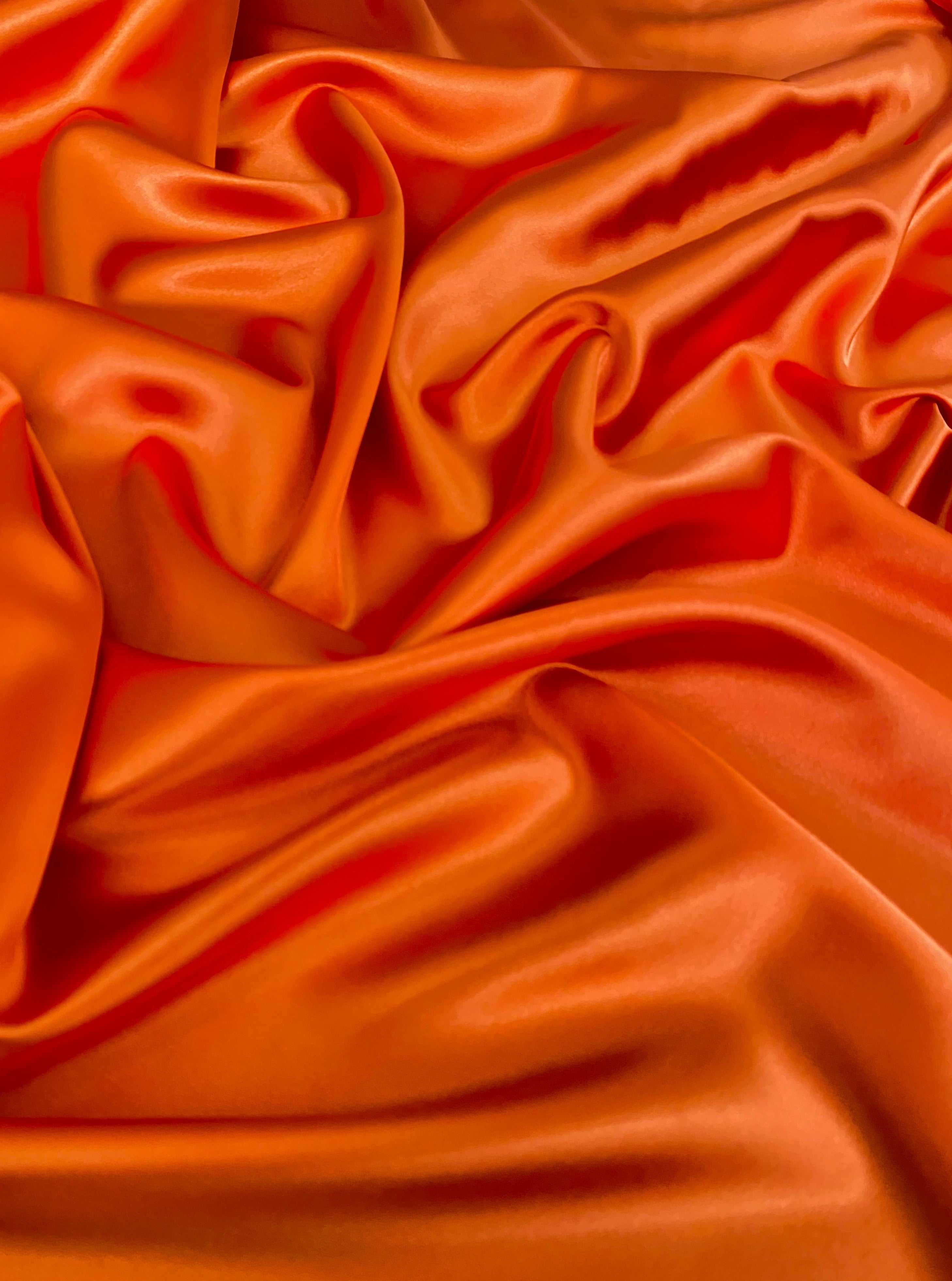 orange Silky Stretch Satin, dark orange Silky Stretch Satin, light orange Silky Stretch Satin, stretch Satin, Silky Stretch Satin for woman, Silky Stretch Satin for bride, Silky Stretch Satin in low price, premium Silky Stretch Satin