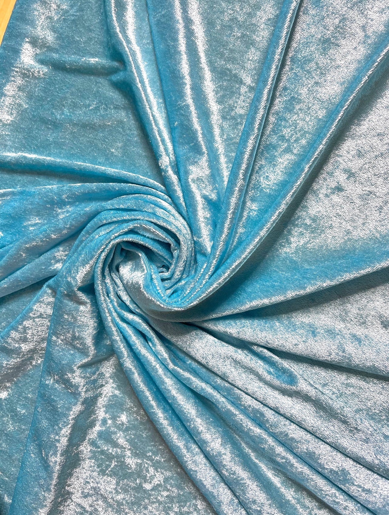 Turquois velvet,  light blue velvet, blue velvet, shinny blue velvet, sparkly blue velvet, velvet for woman, velvet for bride, velvet for party wear dresses, velvet on discount, velvet on sale, buy velvet online