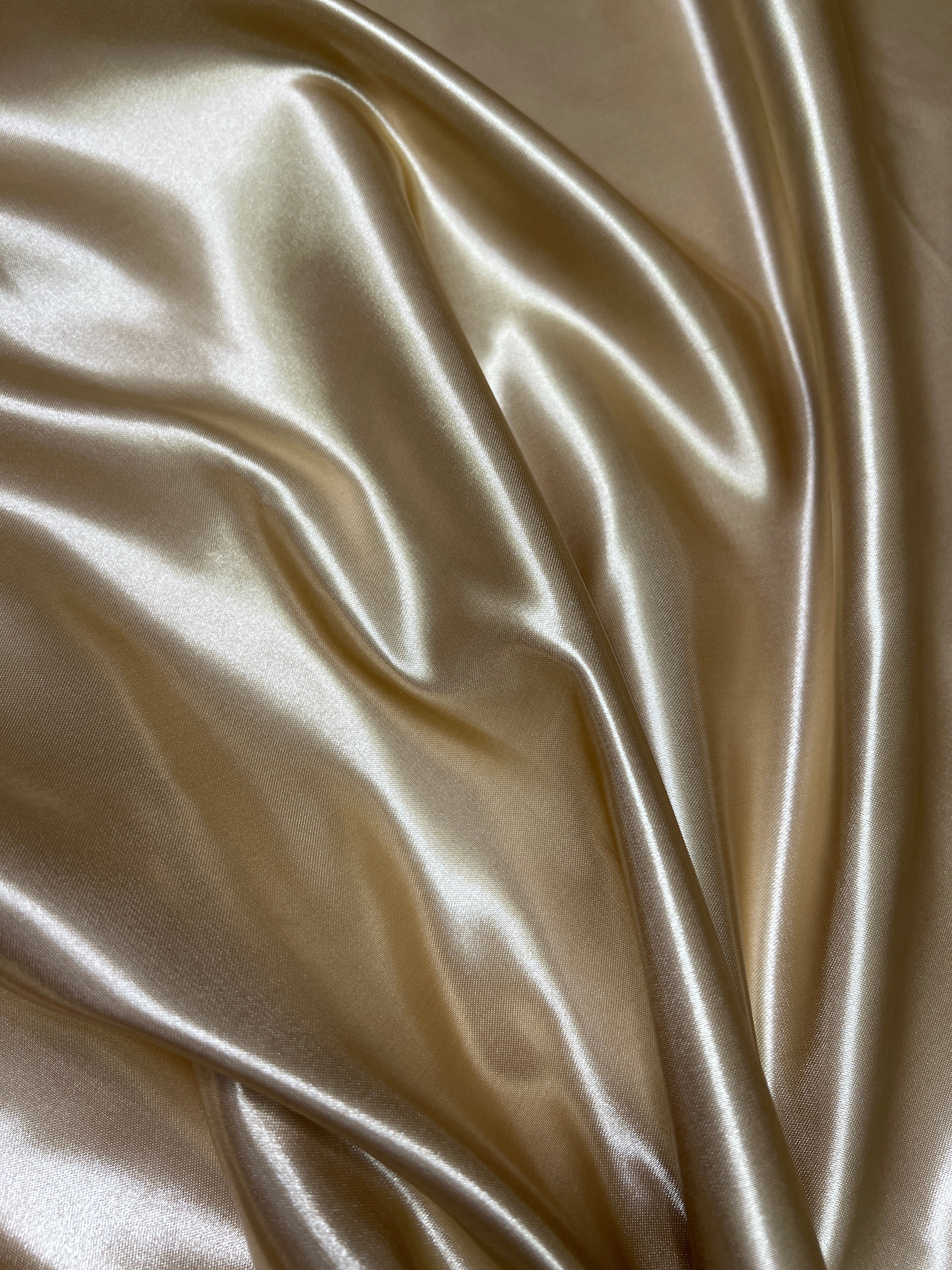 Gold Duchesse Satin Fabric, Gold Bridal Shiny Satin by yard, Heavy Satin Fabric for Wedding Dress, satin for woman, gold color satin fabric, bright gold satin, premium satin, best quality satin, buy satin online, light brown color fabric for dress, light gold color, kiki textiles,  satin store in LOS Angeles
