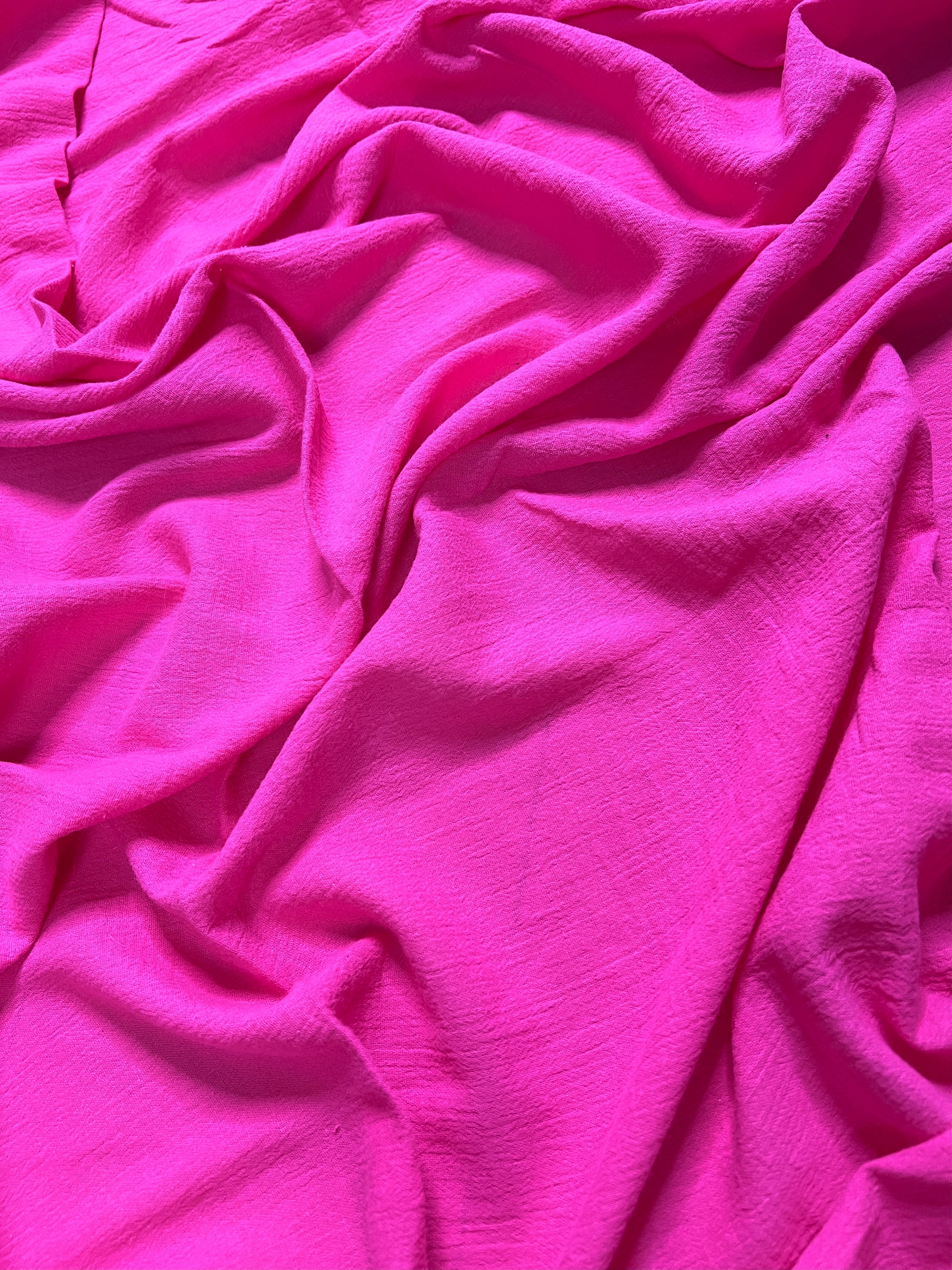 hot pink Cotton Gauze, cotton gauze fabric, pink gauze fabric, light pink gauze, cotton for woman, double gauze cheap, coton gauze for bride, cotton gauze in low price