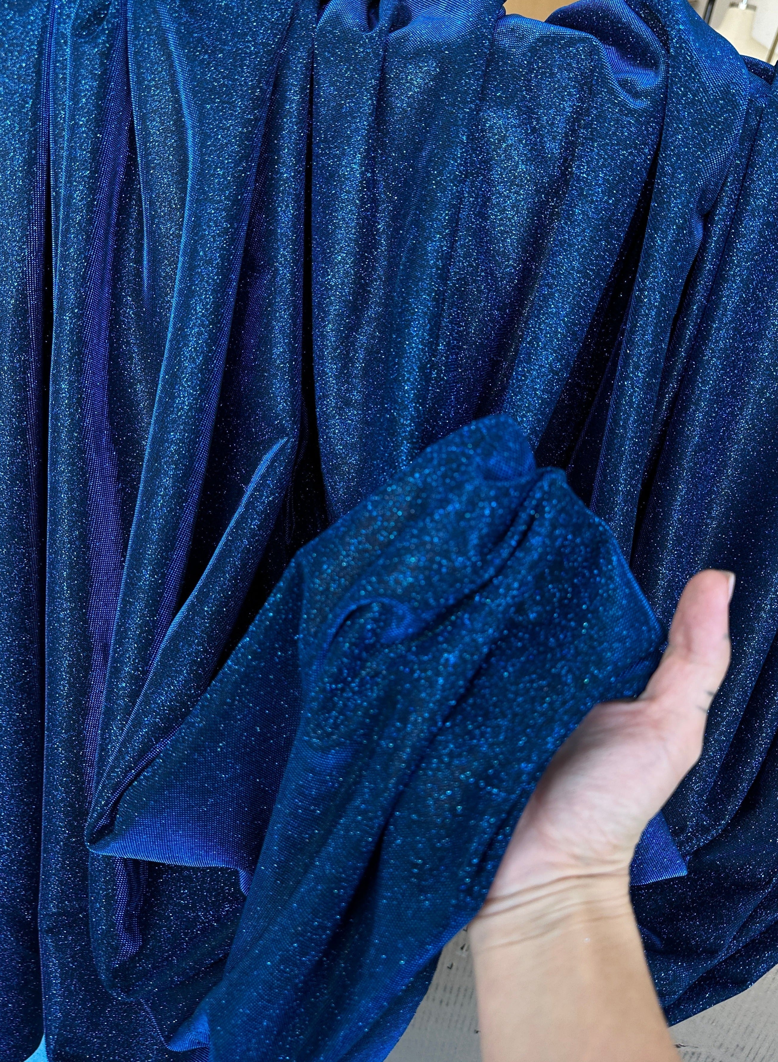 navy metallic lurex, light blue metallic lurex, dark blue metallic lurex, aqua blue metallic lurex, ocean blue metallic lurex, metallic lurex for woman, party wear metallic lurex, shiny lurex, metallic lurex for bride, lurex on discount, lurex on sale, buy metallic lurex online