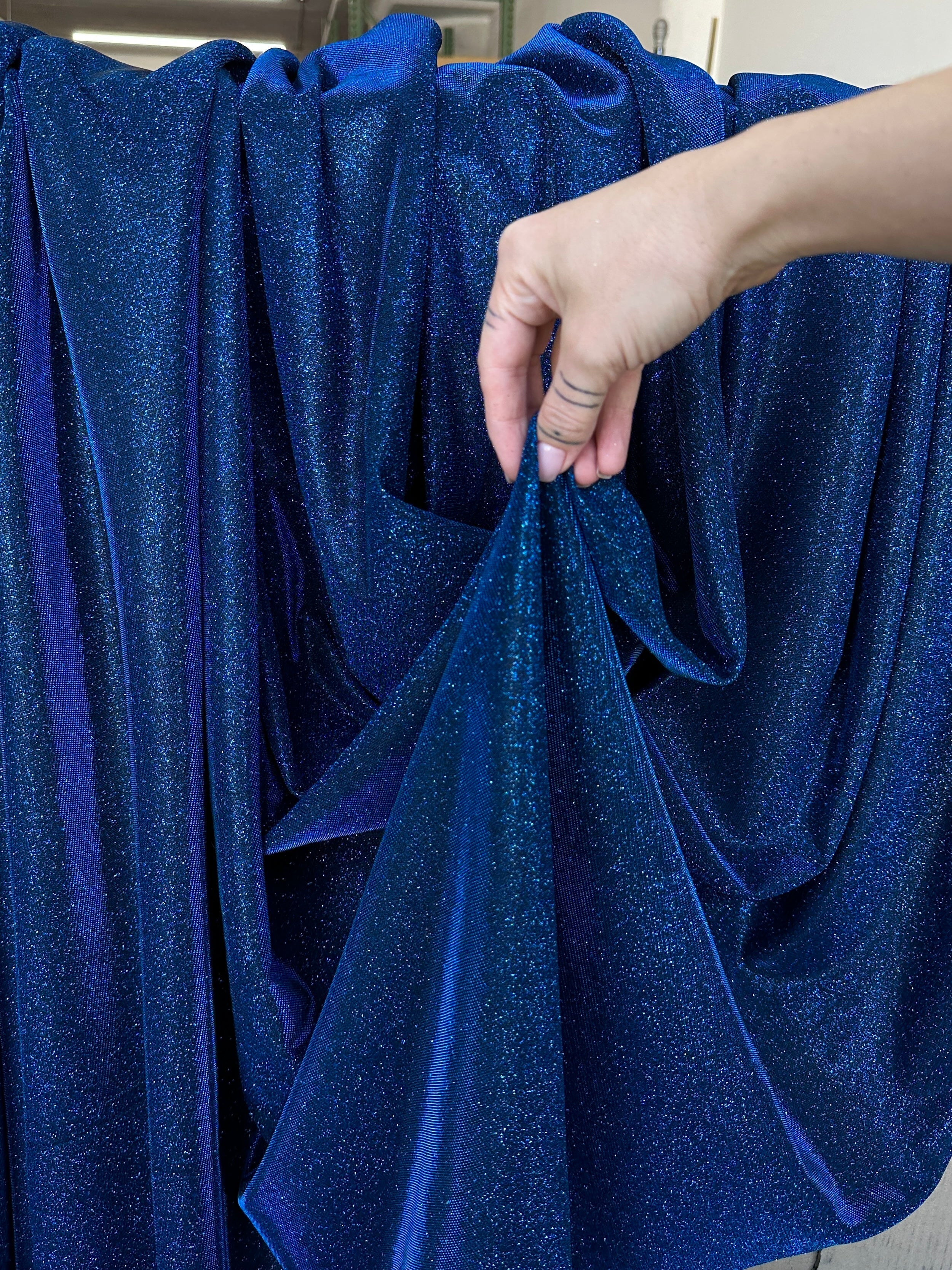 navy metallic lurex, light blue metallic lurex, dark blue metallic lurex, aqua blue metallic lurex, ocean blue metallic lurex, metallic lurex for woman, party wear metallic lurex, shiny lurex, metallic lurex for bride, lurex on discount, lurex on sale, buy metallic lurex online