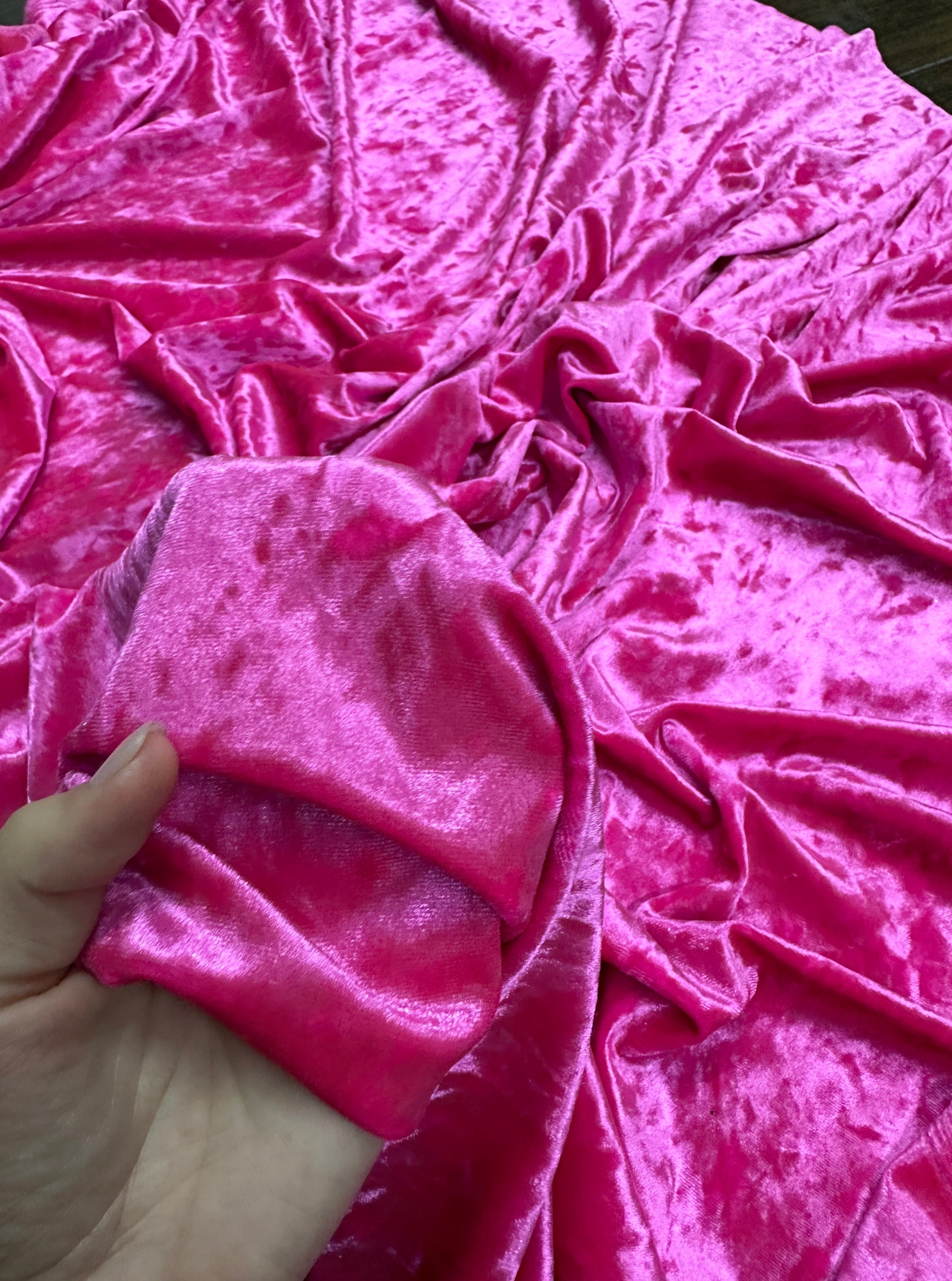 fuchsia crushed velvet, Pink Crushed Velvet, velvet cloth, light pink velvet, crushed velvet, velvet for gown, hot pink crushed velvet, velvet fabric, solid velvet, light pink crushed fabric, crushed velvet fabric for gown, 4 way crushed velvetfor dress, crushed expensive velvet