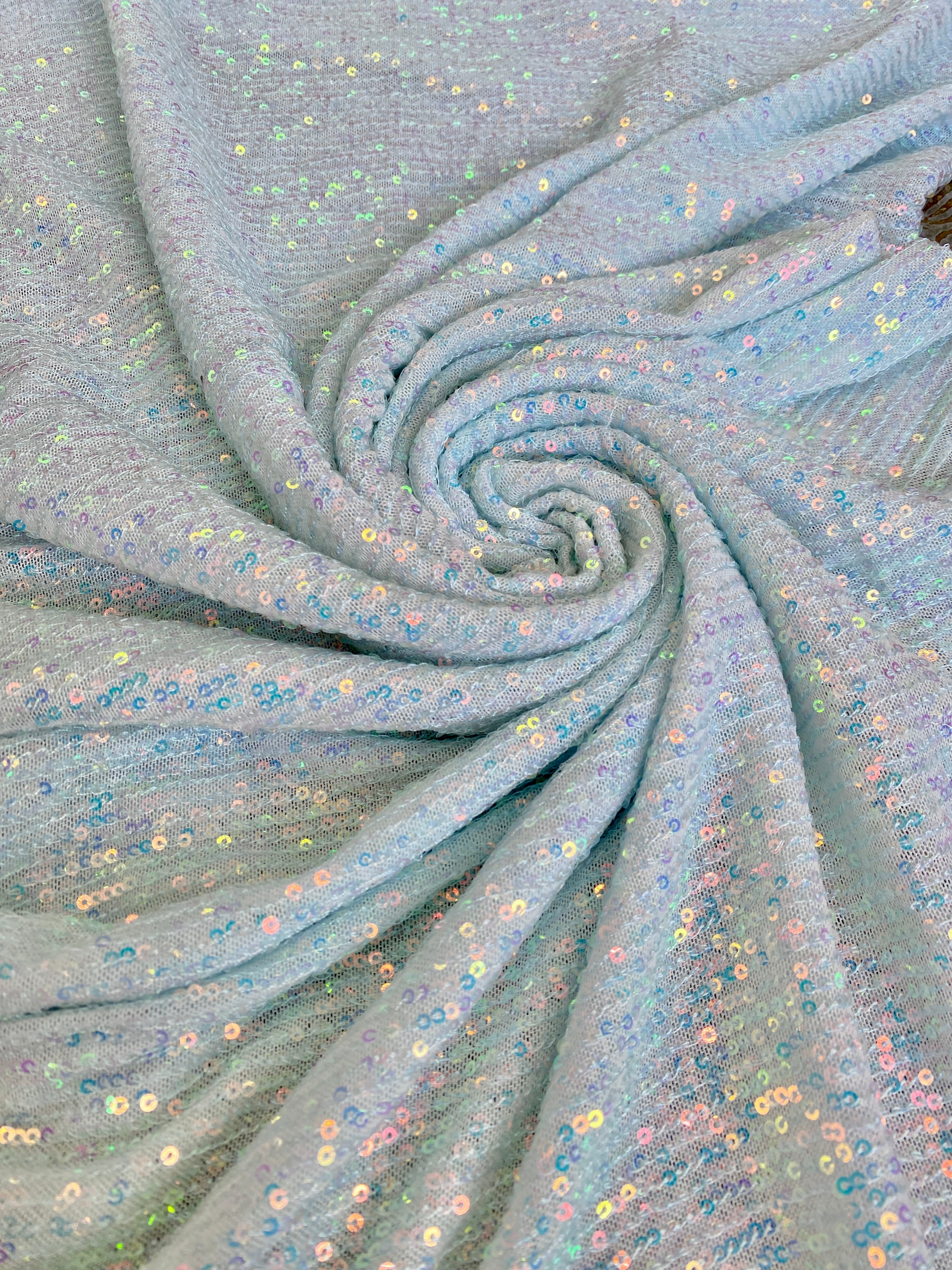 white Iridescent Stretch Sequin Mesh, off white Stretch Sequin Mesh, Iridescent Stretch Sequin Mesh, Stretch Sequin Mesh for woman,  Stretch Sequin Mesh for bride, Stretch Sequin Mesh on sale, Stretch Sequin Mesh on discount, Stretch Sequin Mesh online