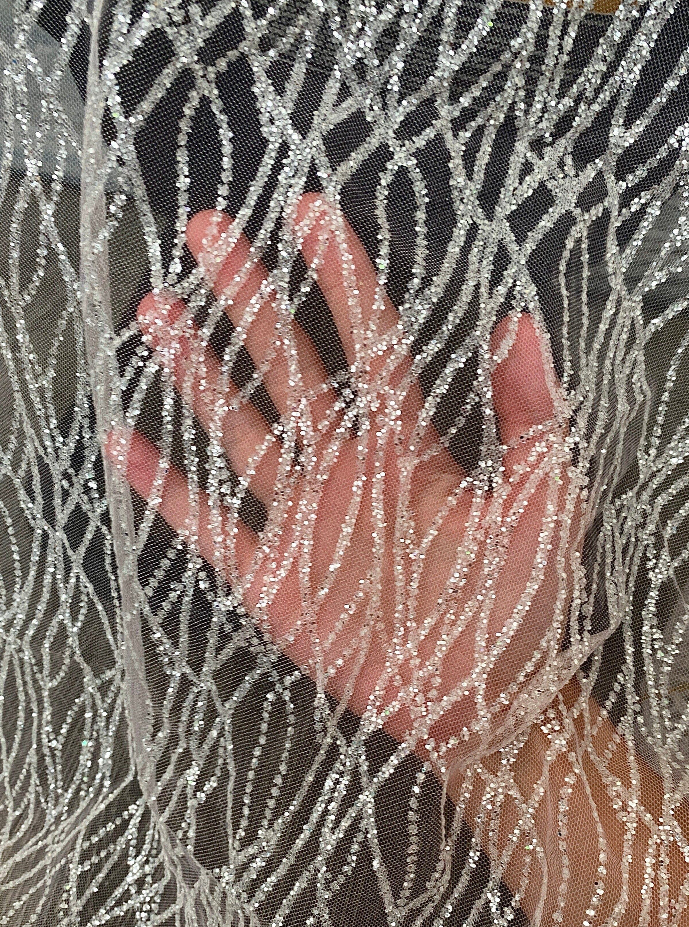 Silver White Glitter Lace, dark silver Lace, light silver lace, lace for woman, lace for bride, lace on discount, lace on sale, premium lace, kiki textile lace, lace for party wear dresses