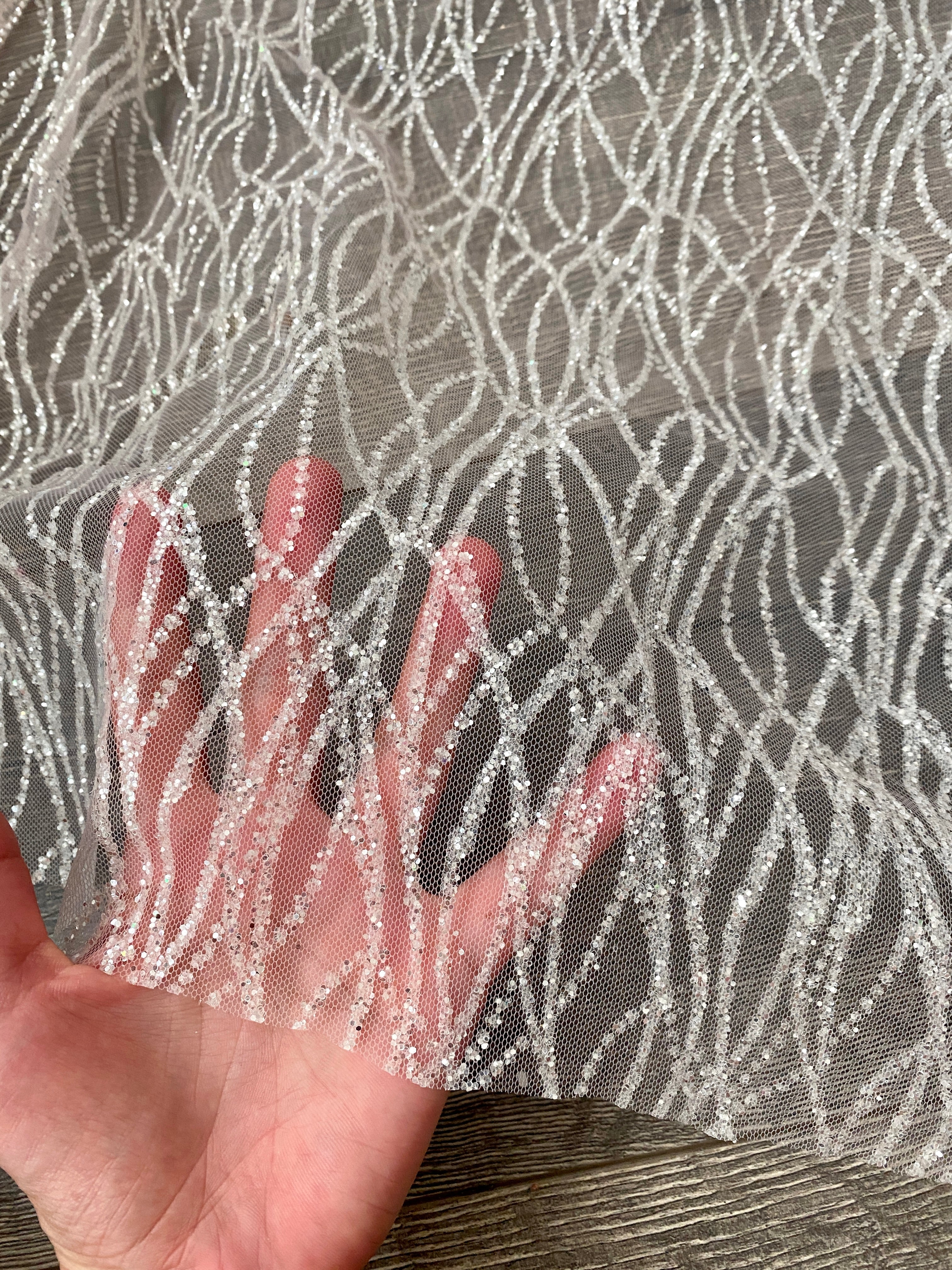 Silver White Glitter Lace, dark silver Lace, light silver lace, lace for woman, lace for bride, lace on discount, lace on sale, premium lace, kiki textile lace, lace for party wear dresses