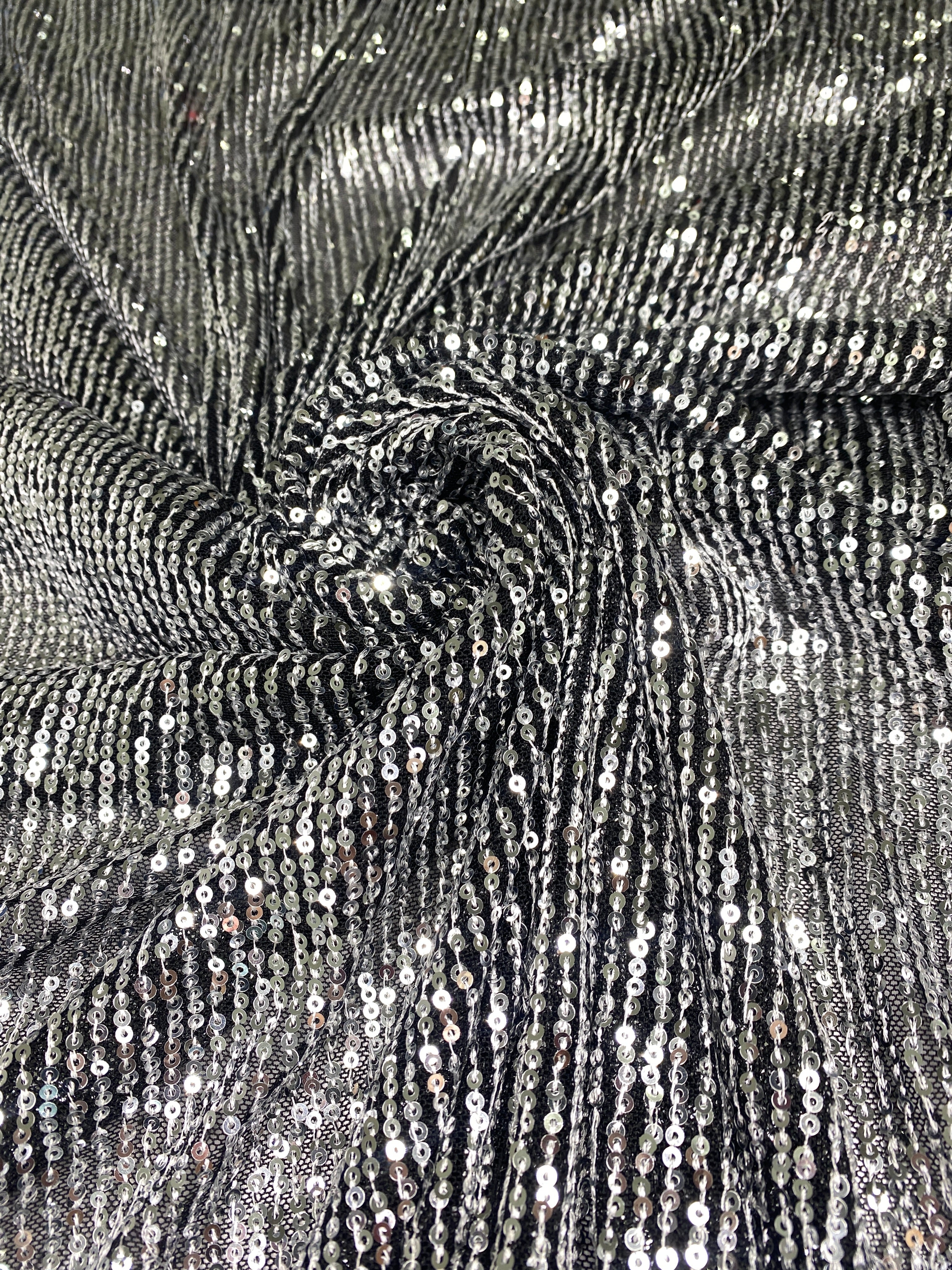 silver Stretch Sequin Mesh, light silver stretch Sequin Mesh, dark silver Stretch Sequin Mesh, Stretch Sequin Mesh for woman,  Stretch Sequin Mesh for bride, Stretch Sequin Mesh on sale, Stretch Sequin Mesh on discount, Stretch Sequin Mesh online