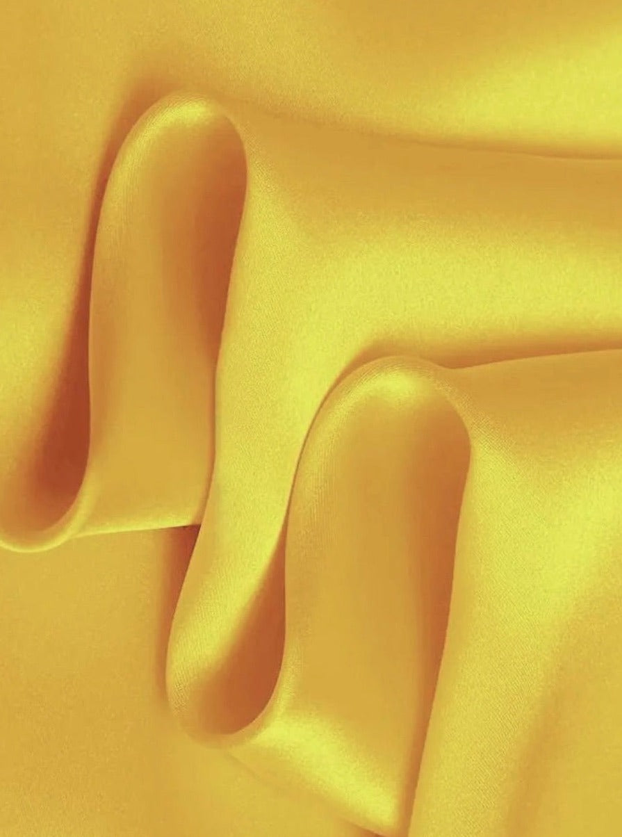 yellow Silky Stretch Satin, dark yellow Silky Stretch Satin, light yellow Silky Stretch Satin, lemon Silky Stretch Satin, Silky Stretch Satin for woman, Silky Stretch Satin for bride, Silky Stretch Satin in low price, premium Silky Stretch Satin