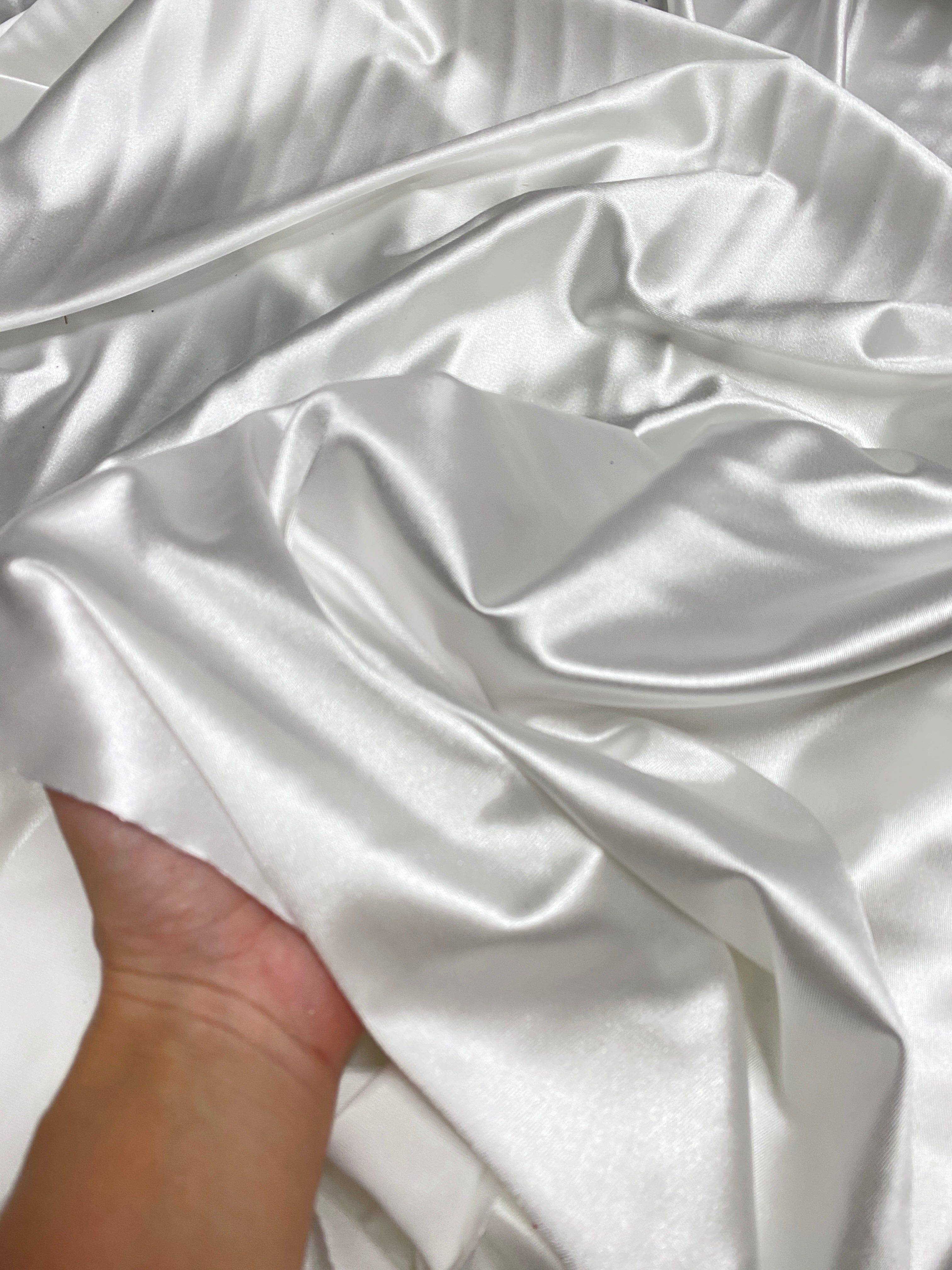White 4 Way Stretch Spandex, White shiny spandex for woman, off White shiny spandex, bright White shiny spandex, White shiny spandex for bride, White spandex for dresses, White spandex for swim wear, premium spandex, spandex on sale, low price spandex