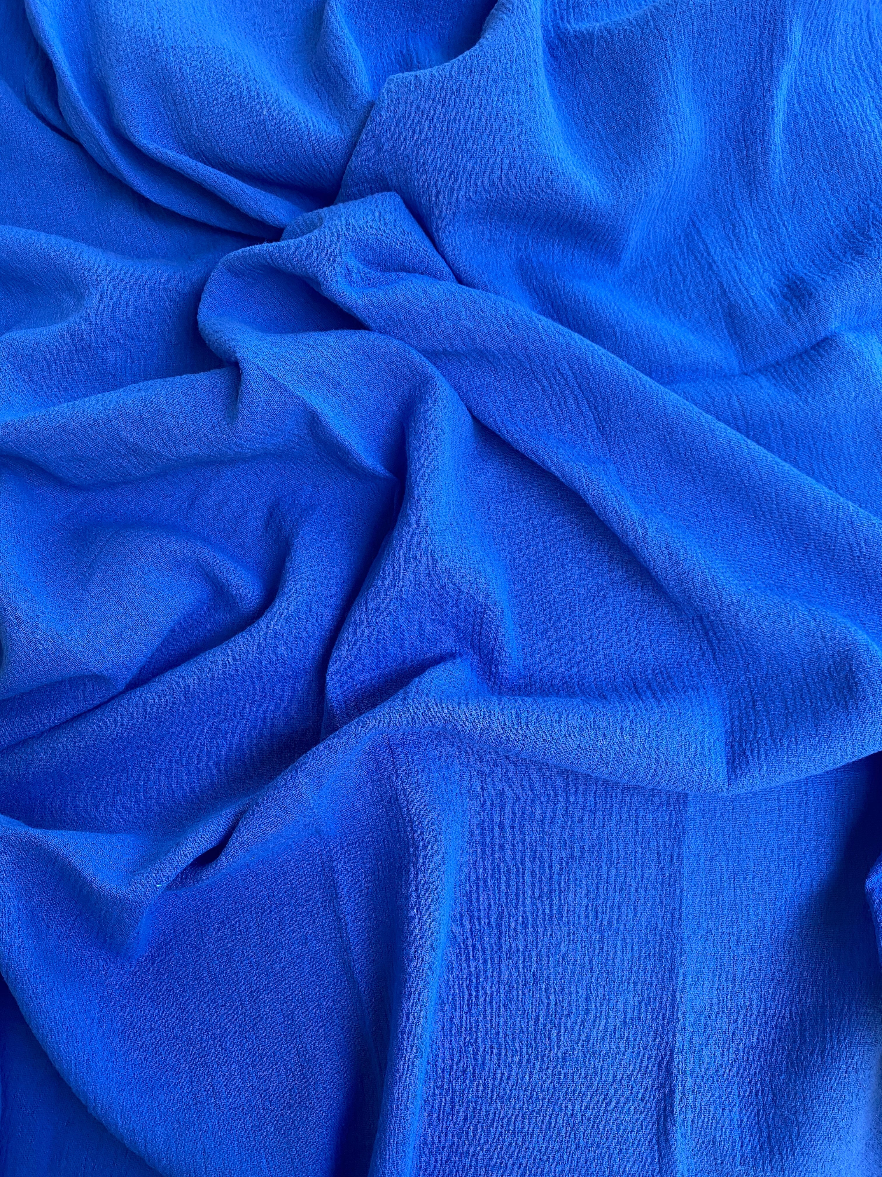 royal blue linen gauze, dark blue linen gauze, blue linen gauze, linen gauze for woman, linen gauze for bride, linen gauze in low price, premium linen gauze