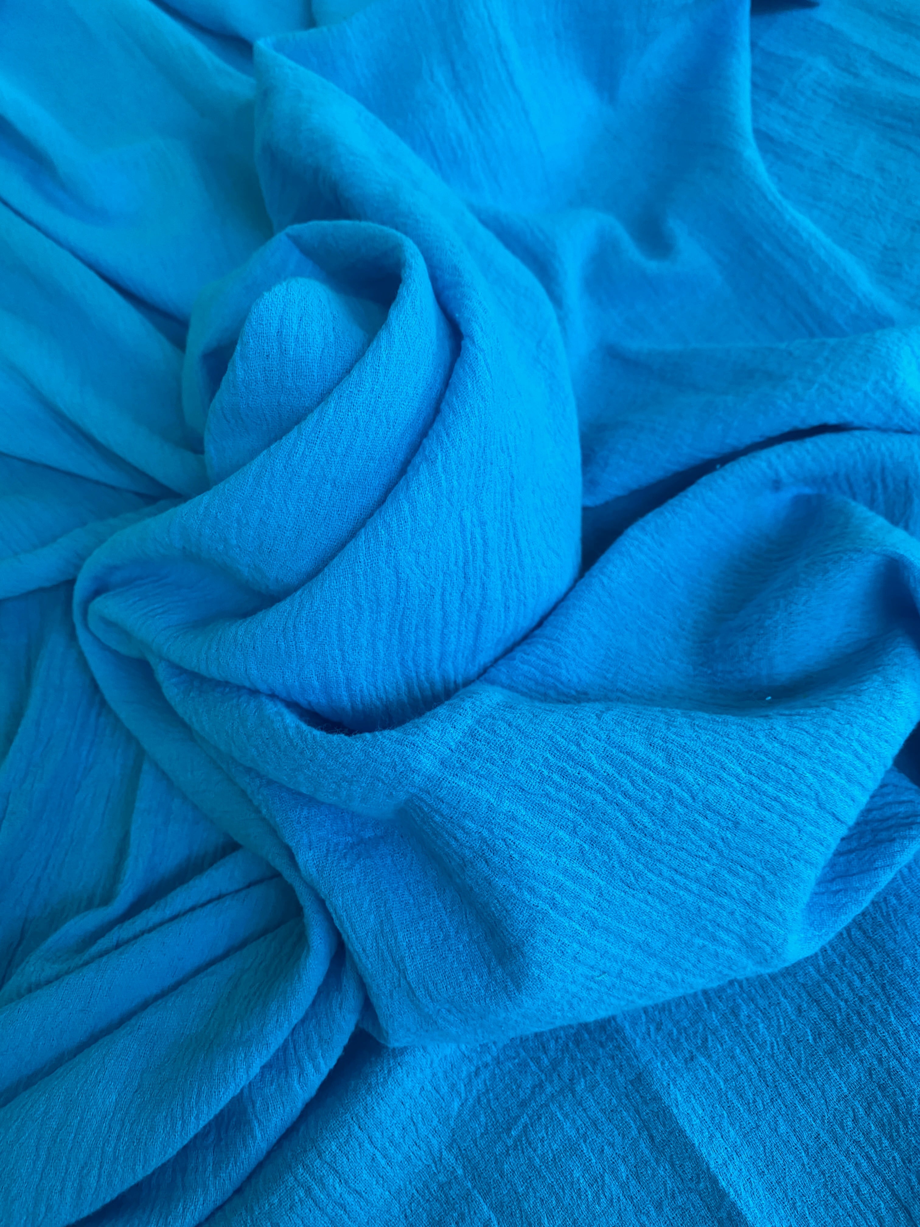 Turquoise linen gauze, dark blue linen gauze, blue linen gauze, linen gauze for woman, linen gauze for bride, linen gauze in low price, premium linen gauze