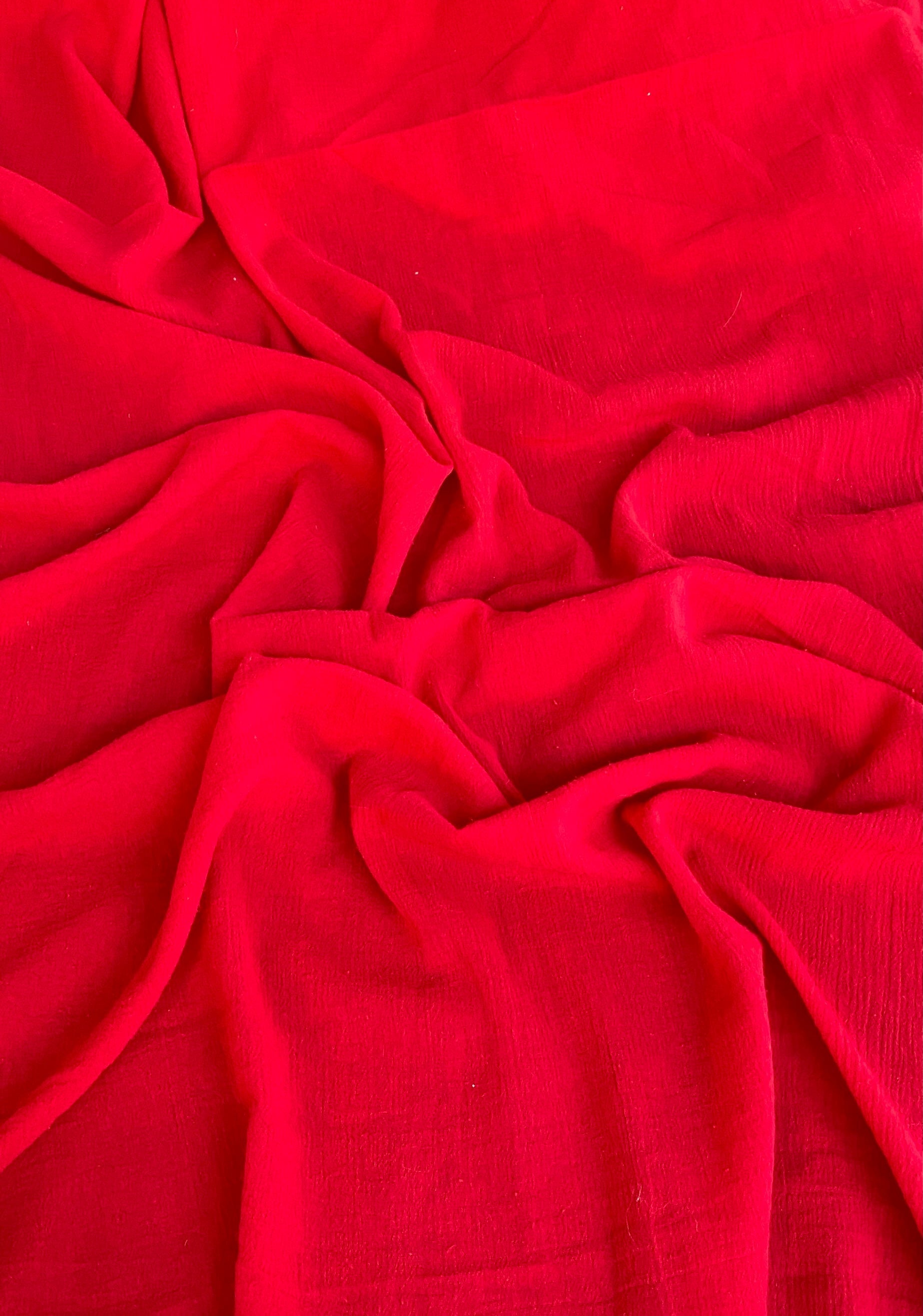 red linen gauze, dark red linen gauze, light red linen gauze, linen gauze for woman, linen gauze for bride, linen gauze in low price, premium linen gauze