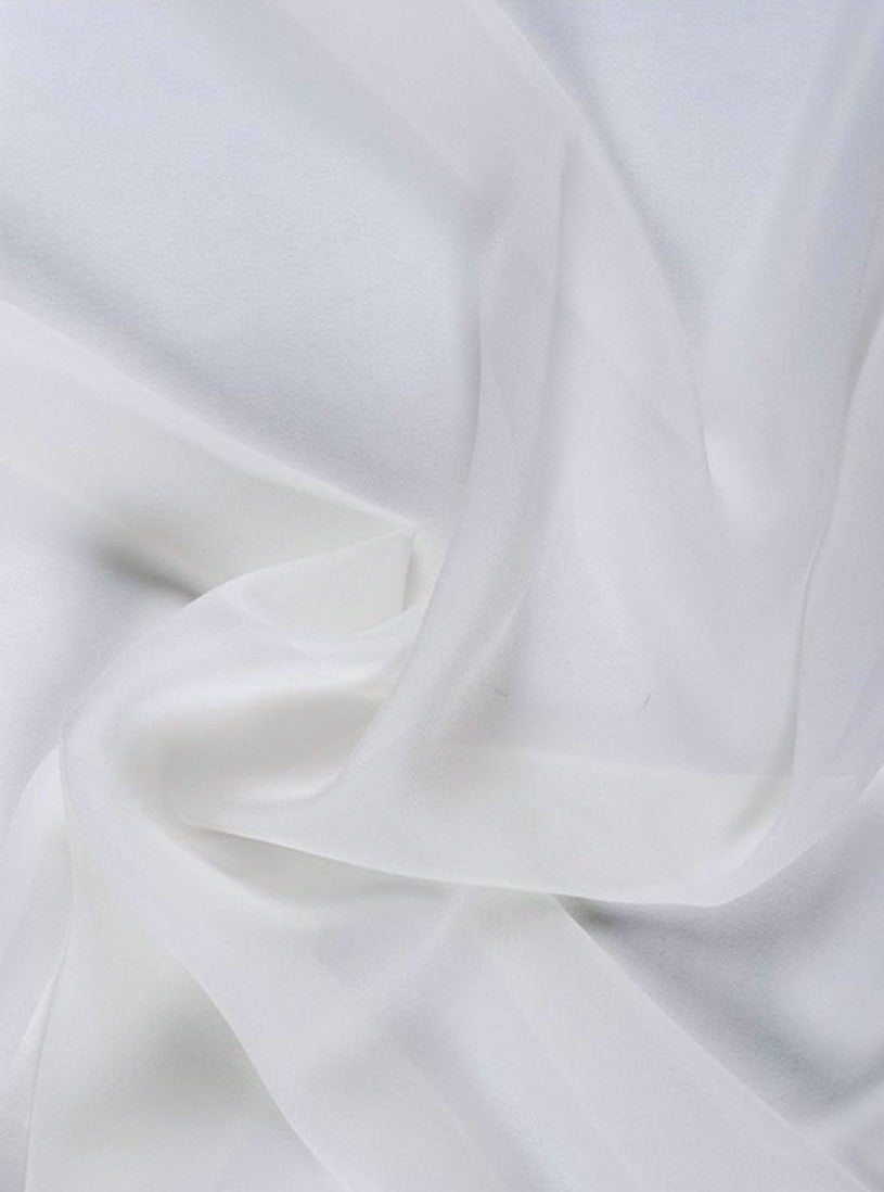 white chiffon, off white chiffon, bright white chiffon, milky white chiffon, chiffon for woman, chiffon for bride, premium chiffon, chiffon in low price, chiffon for party wear, chiffon for gown