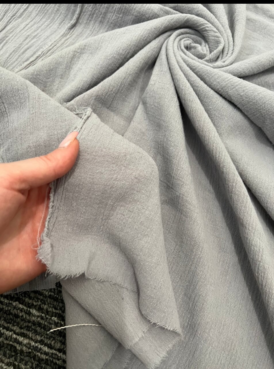 light gray Cotton Gauze, cotton gauze fabric, gray gauze fabric, dark gray gauze, cotton for woman, double gauze cheap, coton gauze for bride, cotton gauze in low price