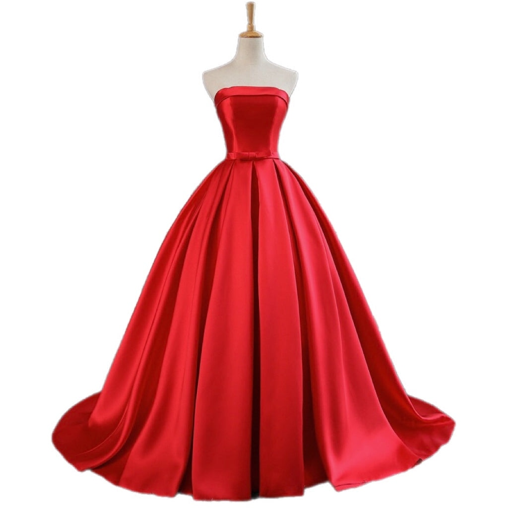 Red Bridal Satin Fabric, Red Duchesse Bridal Shiny Satin by yard, Red Heavy Satin for Wedding Dress, Gown, Backdrop, Red Shiny Fabric, red color fabric for woman, dark red satin, light red satin, shinny red satin, premium satin, buy satin online, luxury satin