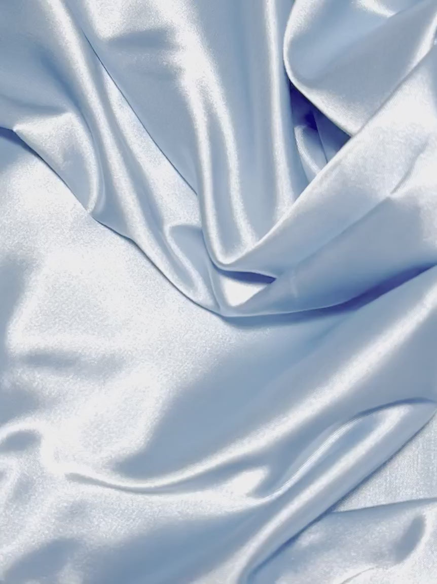 baby blue Silky Stretch Satin, blue stretch Satin, dark blue Silky Stretch Satin, light blue stretch Satin, Silky Stretch Satin for woman, Silky Stretch Satin for bride, Silky Stretch Satin in low price, premium Silky Stretch Satin