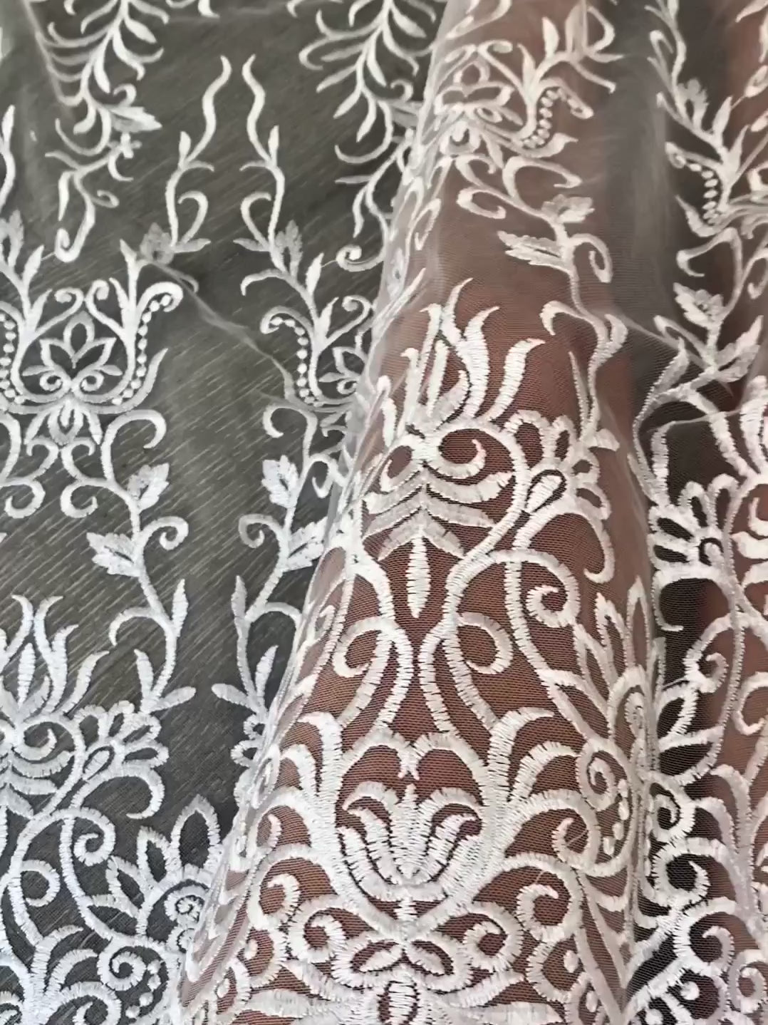 white Scallop Embroidery Lace, off white Scallop Embroidery lace, bright white Scallop Embroidery Lace, Scalloped Embroidery Lace for woman, Scalloped Embroidery Lace for bride, Scalloped Embroidery Lace for gown, Scallop Embroidery Lace in low price, premium Scallop Embroidery Lace, cheap Scallop Embroidery Lace