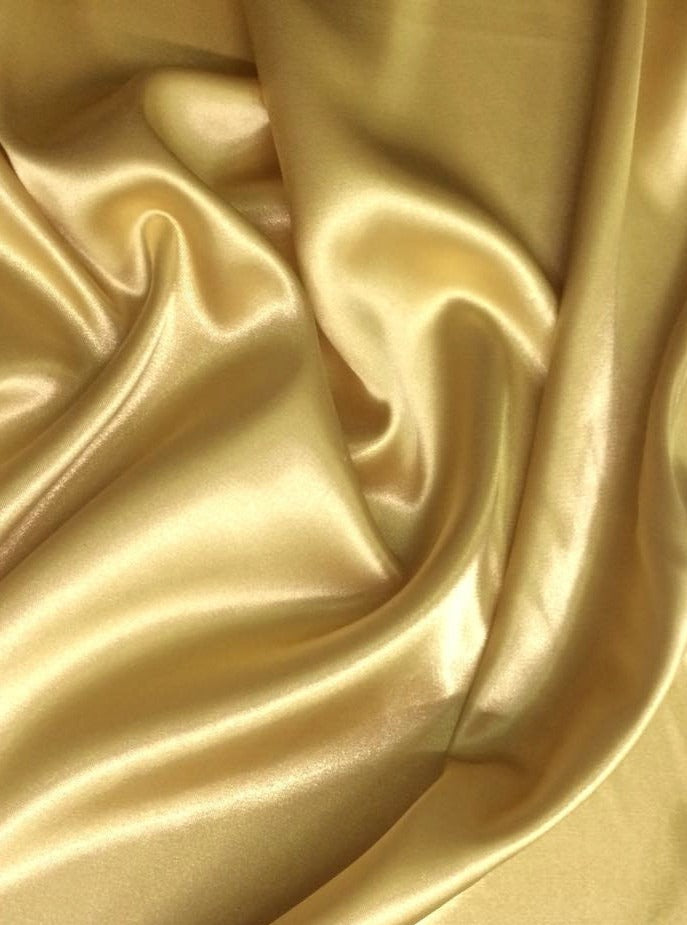 Gold Satin Fabric, Silky Satin Fabric , Bridal Satin Medium Weight, Satin for gown, Shiny Satin, Gold Silk by the yard, dusty gold satin, dark yellow satin, satin for woman, premium satin, cheap satin, discounted satin, best quality satin, buy satin online, shinny gold satin