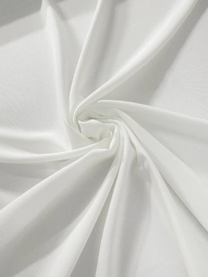 white stretch crepe, off white stretch crepe, milky white stretch crepe, stretch crepe for woman, stretch crepe for bride, stretch crepe on discount, stretch crepe in low price, stretch crepe on sale, premium stretch crepe, solid stretch crepe