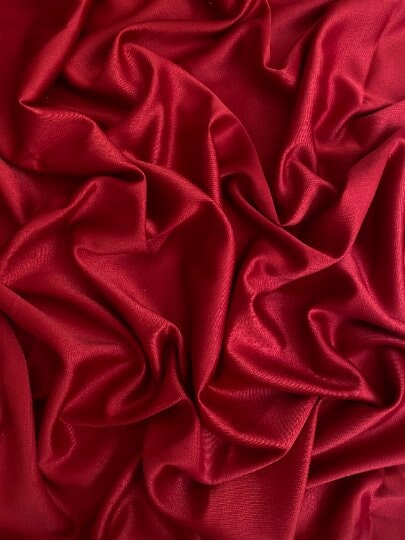 burgundy stretch crepe back satin, maroon stretch crepe back satin, dark red stretch crepe back satin, premium stretch crepe back satin, satin for bride, satin for woman, satin in low price, cheap satin, satin on sale