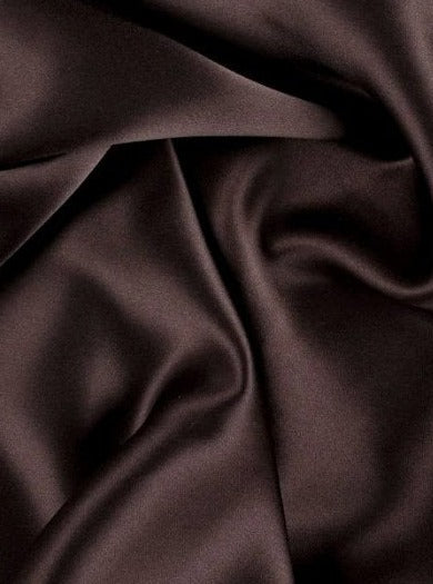Dark Chocolate Silky Stretch Satin, Chocolate stretch Satin, dark brown Silky Stretch Satin, brown stretch Satin, Silky Stretch Satin for woman, Silky Stretch Satin for bride, Silky Stretch Satin in low price, premium Silky Stretch Satin
