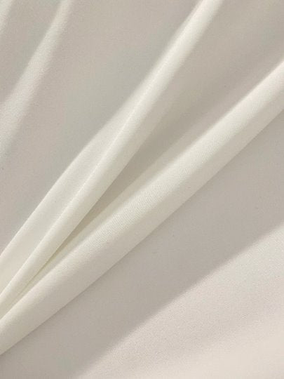 ivory stretch Crepe, white stretch crepe, off white stretch crepe, stretch crepe for woman, stretch crepe for bride,  crepe on discount, crepe in low price, crepe on sale, premium crepe, solid crepe