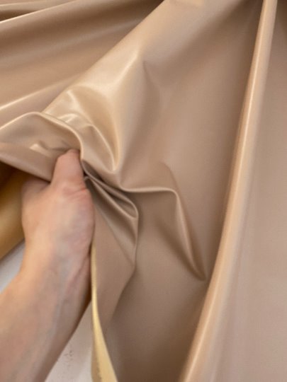 Nude Stretch Faux Leather