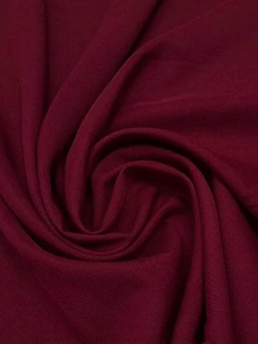burgundy stretch Crepe, maroon stretch crepe, red wine stretch crepe, stretch crepe for woman, stretch crepe for bride,  crepe on discount, crepe in low price, crepe on sale, premium crepe, solid crepe