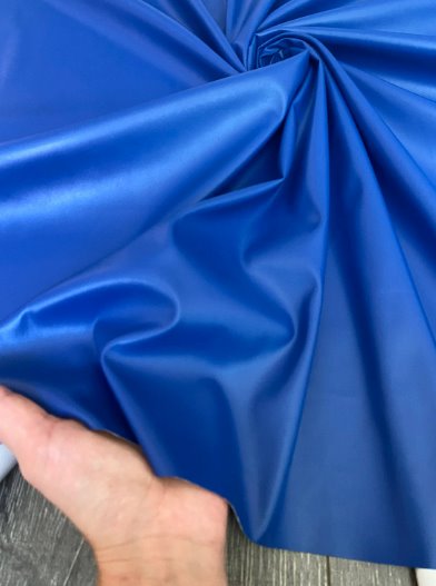 Royal Blue Stretch Faux Leather