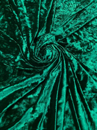 hunter green crushed velvet, green crushed velvet for gown, crushed velvet for wedding, light green crushed velvet, dark green crushed velvet for brides, crushed fancy velvet, velvet for dress, crushed expensive velvet