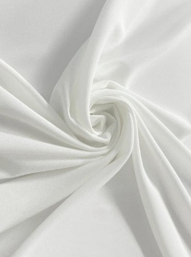 white stretch crepe, off white stretch crepe, milky white stretch crepe, stretch crepe for woman, stretch crepe for bride, stretch crepe on discount, stretch crepe in low price, stretch crepe on sale, premium stretch crepe, solid stretch crepe