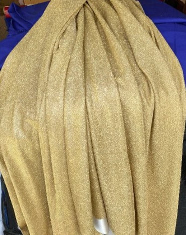 gold stretch metallic lurex, gold stretch metallic lurex for woman, dusty gold stretch metallic lurex, party wear gold stretch metallic lurex, shiny lurex, stretch metallic lurex for bride, lurex on discount, lurex on sale, buy metallic lurex online, lurex for gown