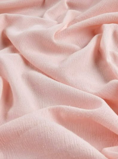 blush Crinkle Cotton Gauze, cotton gauze fabric, pink gauze fabric, light pink gauze, cotton for woman, double gauze cheap, coton gauze for bride, cotton gauze in low price
