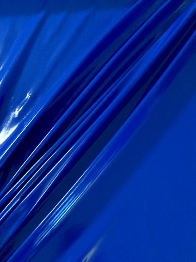 Royal Blue Glossy Stretch Patent Leather / Latex