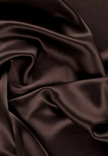 Dark Chocolate Silky Stretch Satin, Chocolate stretch Satin, dark brown Silky Stretch Satin, brown stretch Satin, Silky Stretch Satin for woman, Silky Stretch Satin for bride, Silky Stretch Satin in low price, premium Silky Stretch Satin