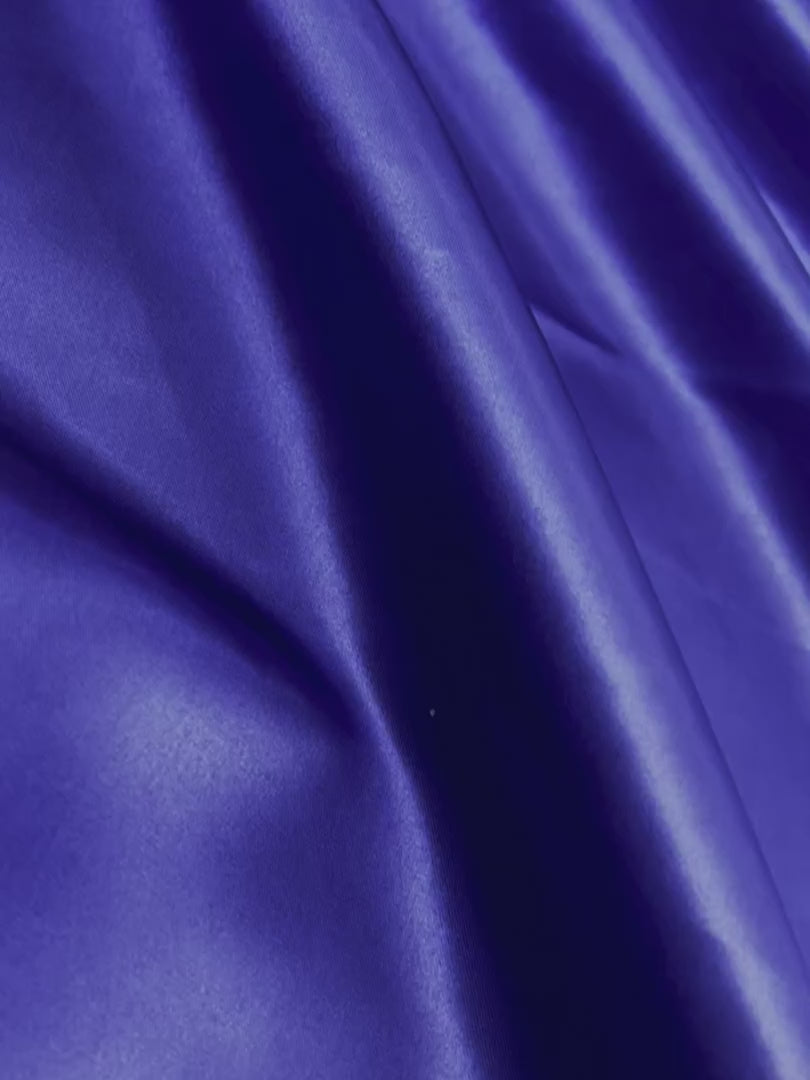 Royal Blue Duchesse Satin