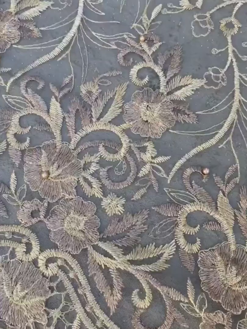 gold Embroidered Lace, multicolor Embroidered Lace, embroidered Lace, Embroidered Lace for woman, Embroidered Lace for bride, Embroidered Lace in low price, Embroidered Lace on sale, premium Embroidered Lace