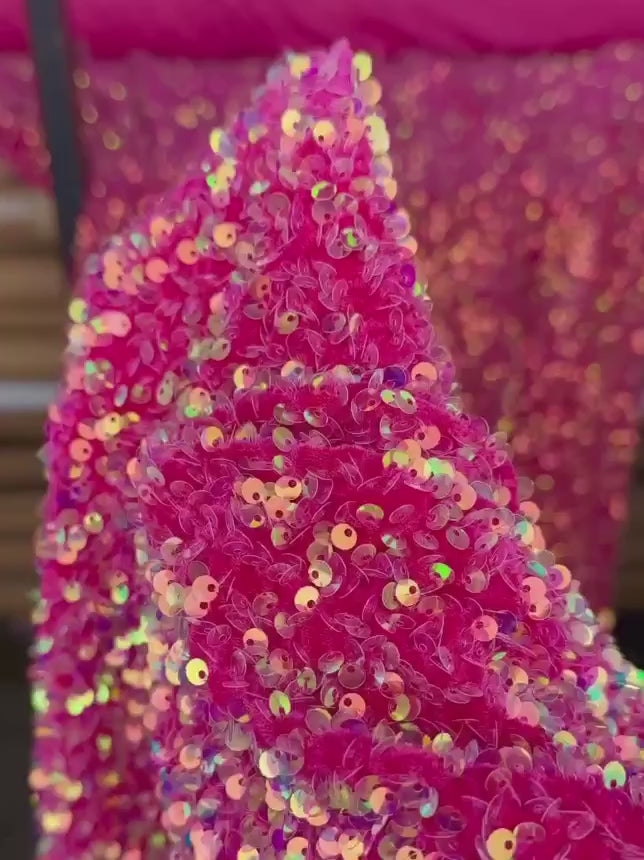 hot pink sequin on velvet, pink sequin on velvet, rose pink sequin on velvet, light pink sequin on velvet, maroon sequin on velvet, dark pink sequin on velvet, fuchsia sequin on velvet for bride, pink sequin on velvet for woman, velvet on sale, discount velvet, premium velvet