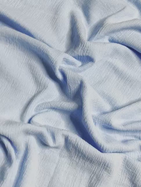 light blue Cotton Gauze, cotton gauze fabric, baby blue gauze fabric, dark blue gauze, cotton for woman, double gauze cheap, coton gauze for bride, cotton gauze in low price