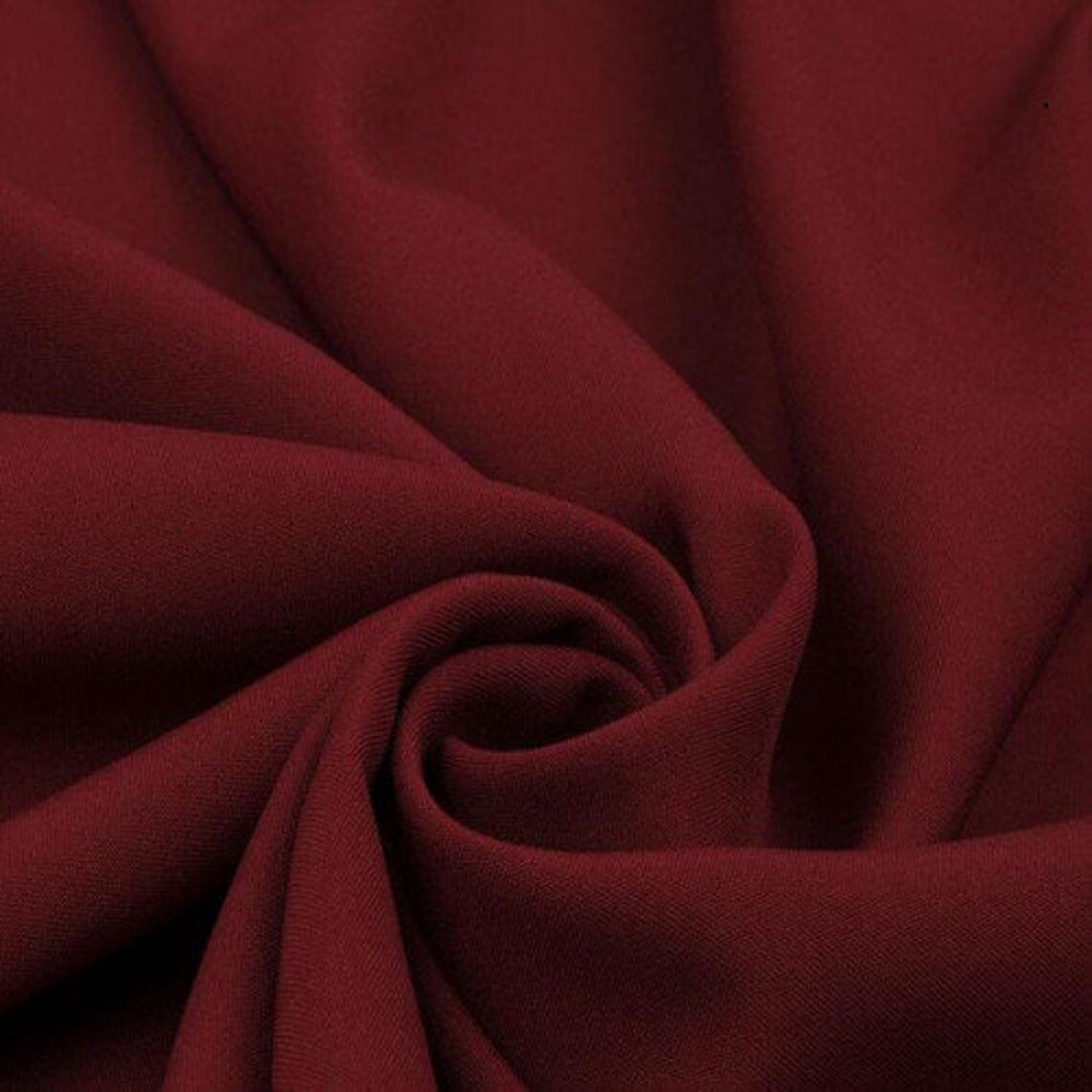 Burgundy Poly Poplin
