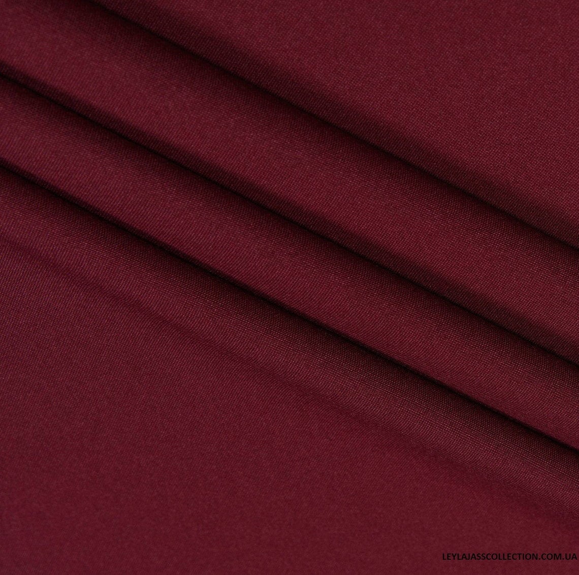 Burgundy Poly Poplin